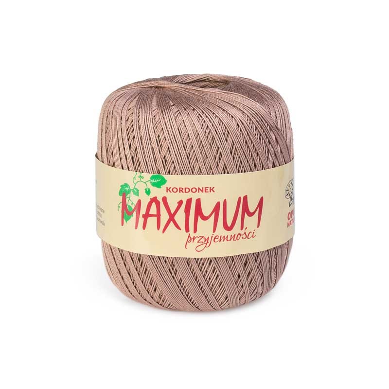 Kordonek MAXIMUM Opus - kolor 1783 Jasny brązowy