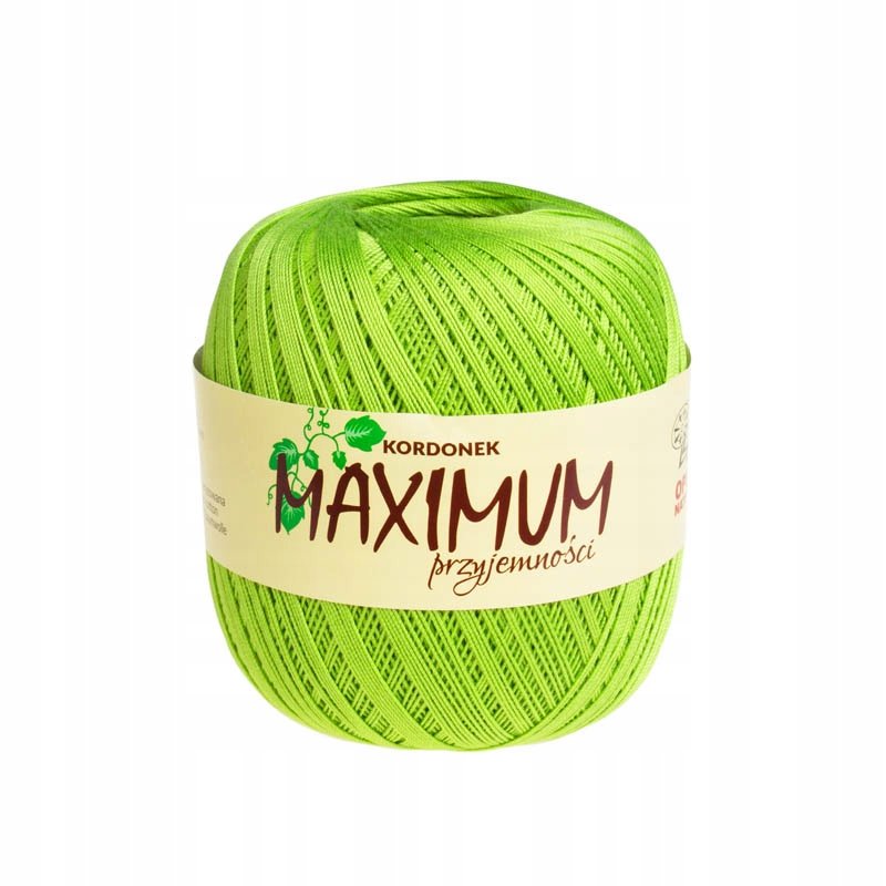 Kordonek MAXIMUM Opus - kolor 1699 Jasny zielony