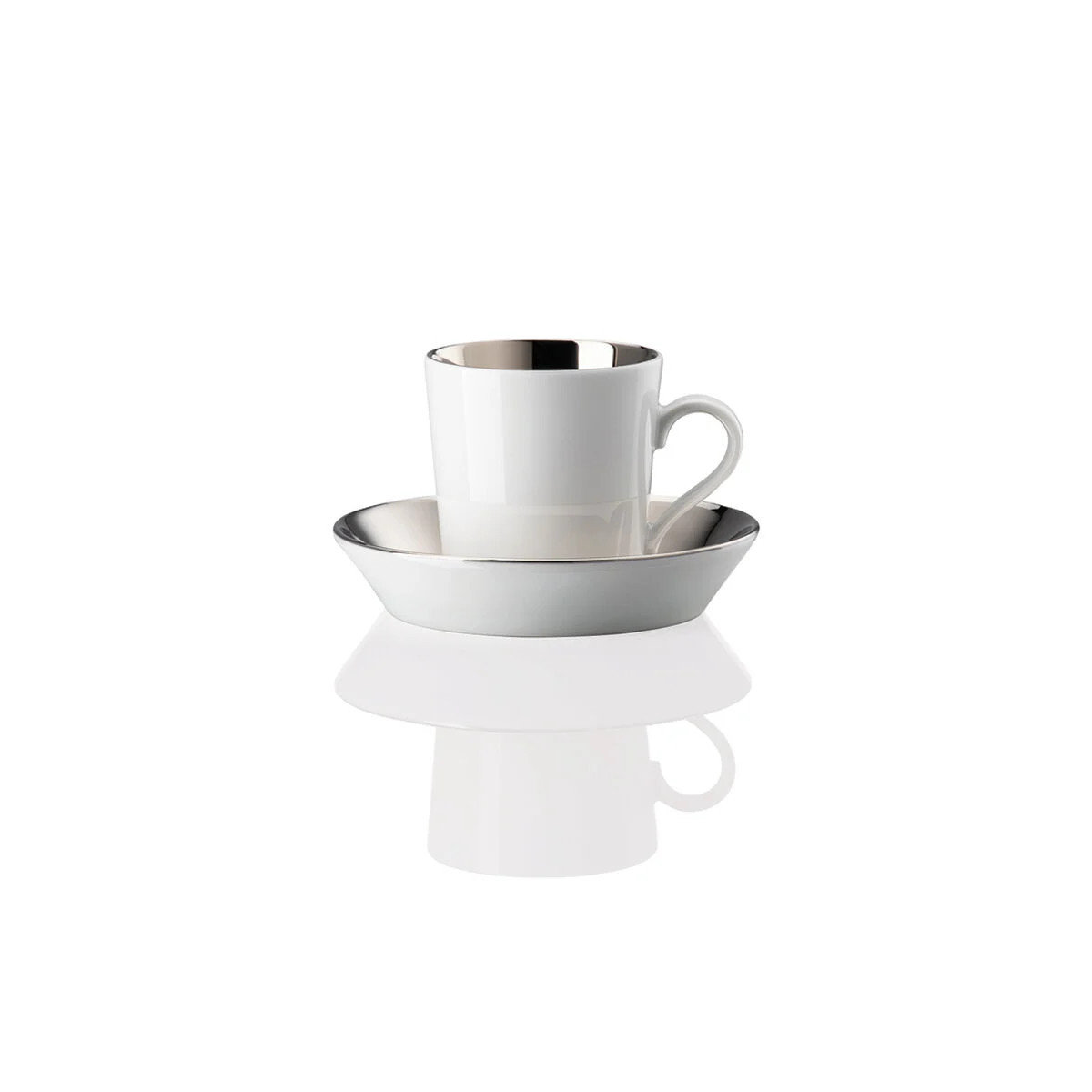 Filiżanka do espresso ze spodkiem Tric Silver Arzberg