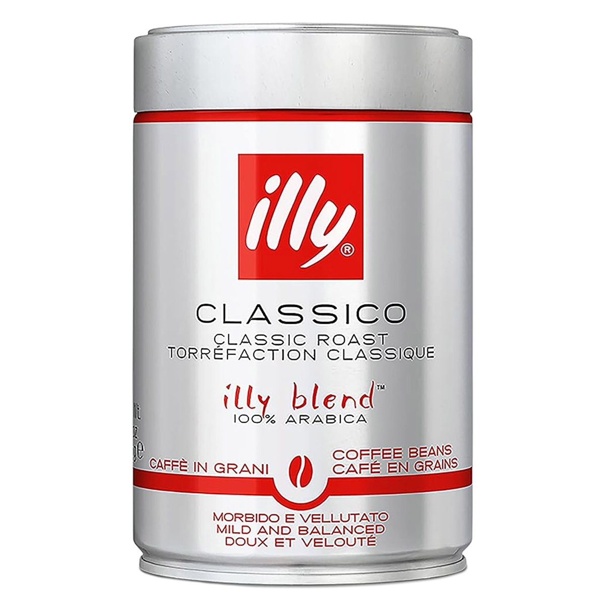 Illy Classico Espresso - Włoska kawa ziarnista 250g 12 szt