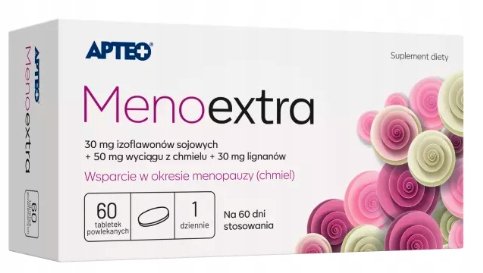 Apteo, Menoextra Menopauza Chmiel, 60 Tab.