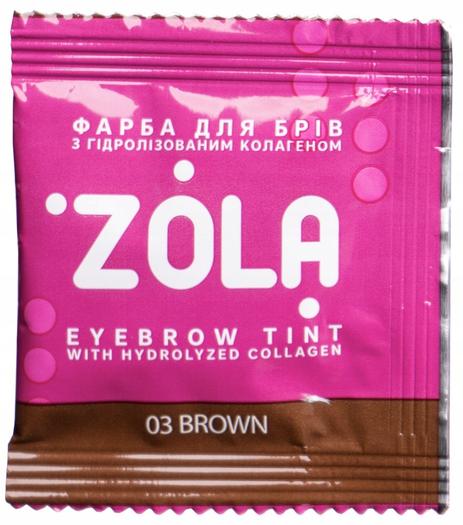Project Lashes, Farbka Do Brwi Zola 03 Brown + Oksydant