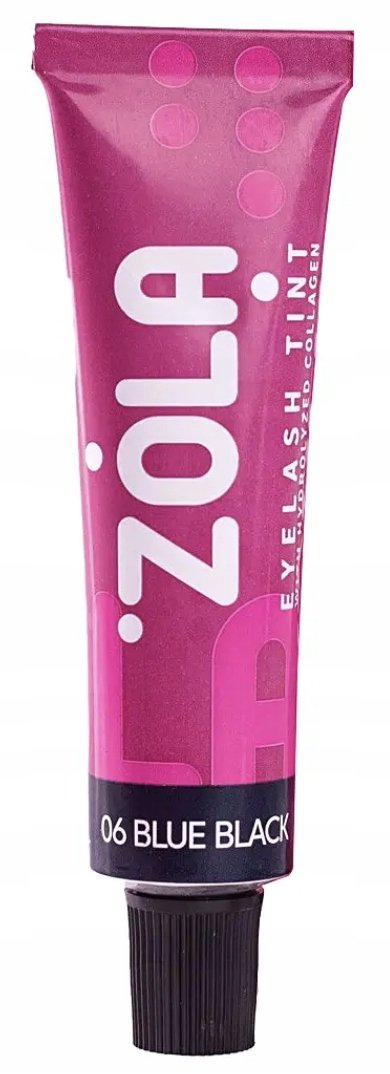 Project Lashes, Farbka do brwi ZOLA 06 Blue Black, 15 ml