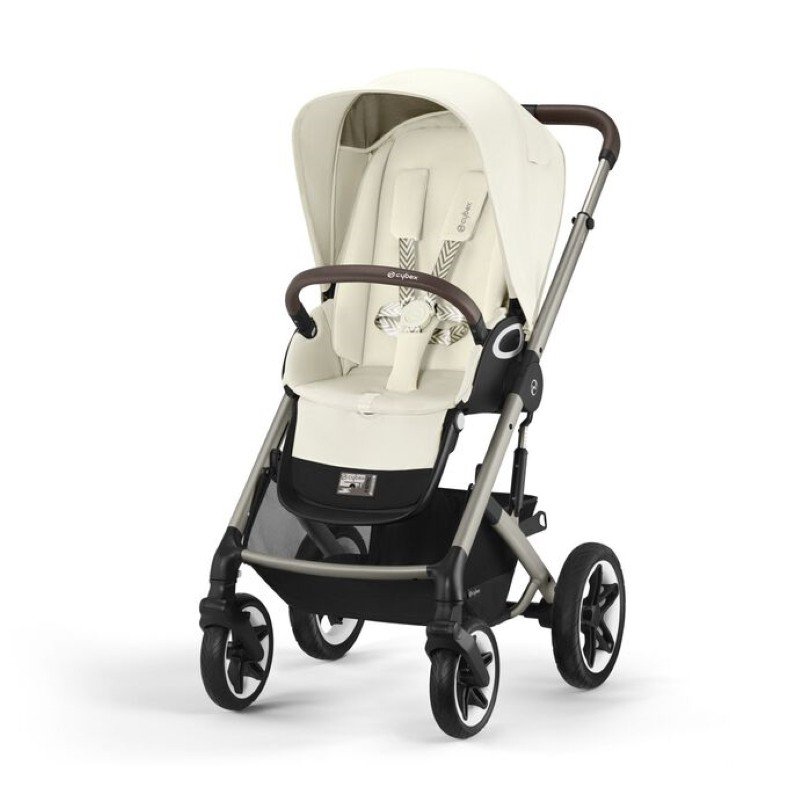 Cybex Talos S Lux NEW 2023 wózek spacerowy 0-22 kg Seashell Beige (Stelaż Taupe)