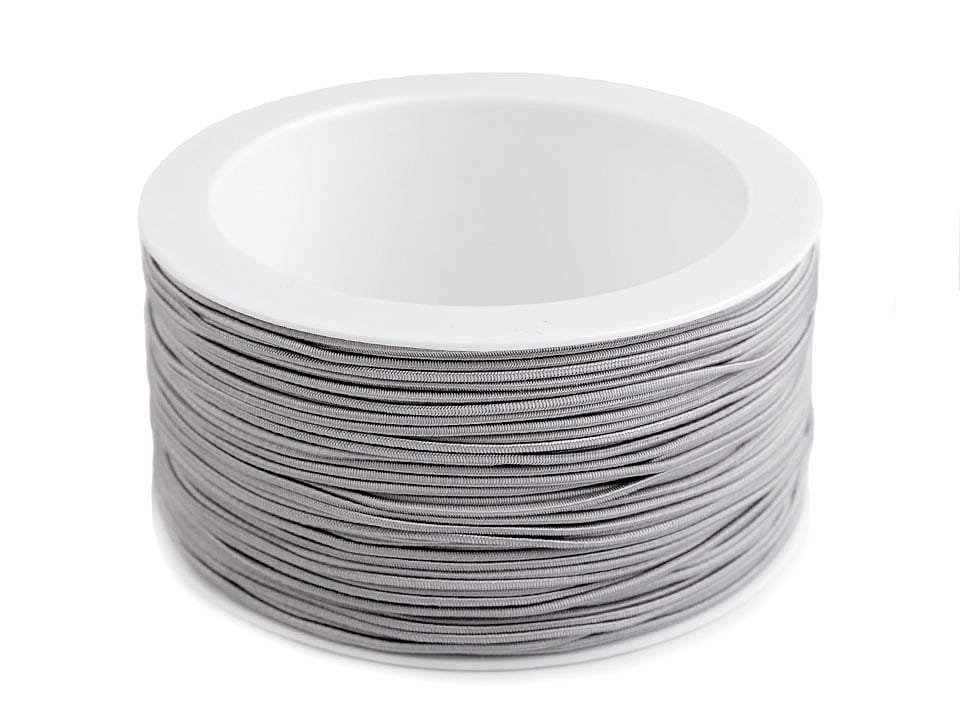 Gumka kapeluszowa 1 mm ( 100 mb ) BIAŁA