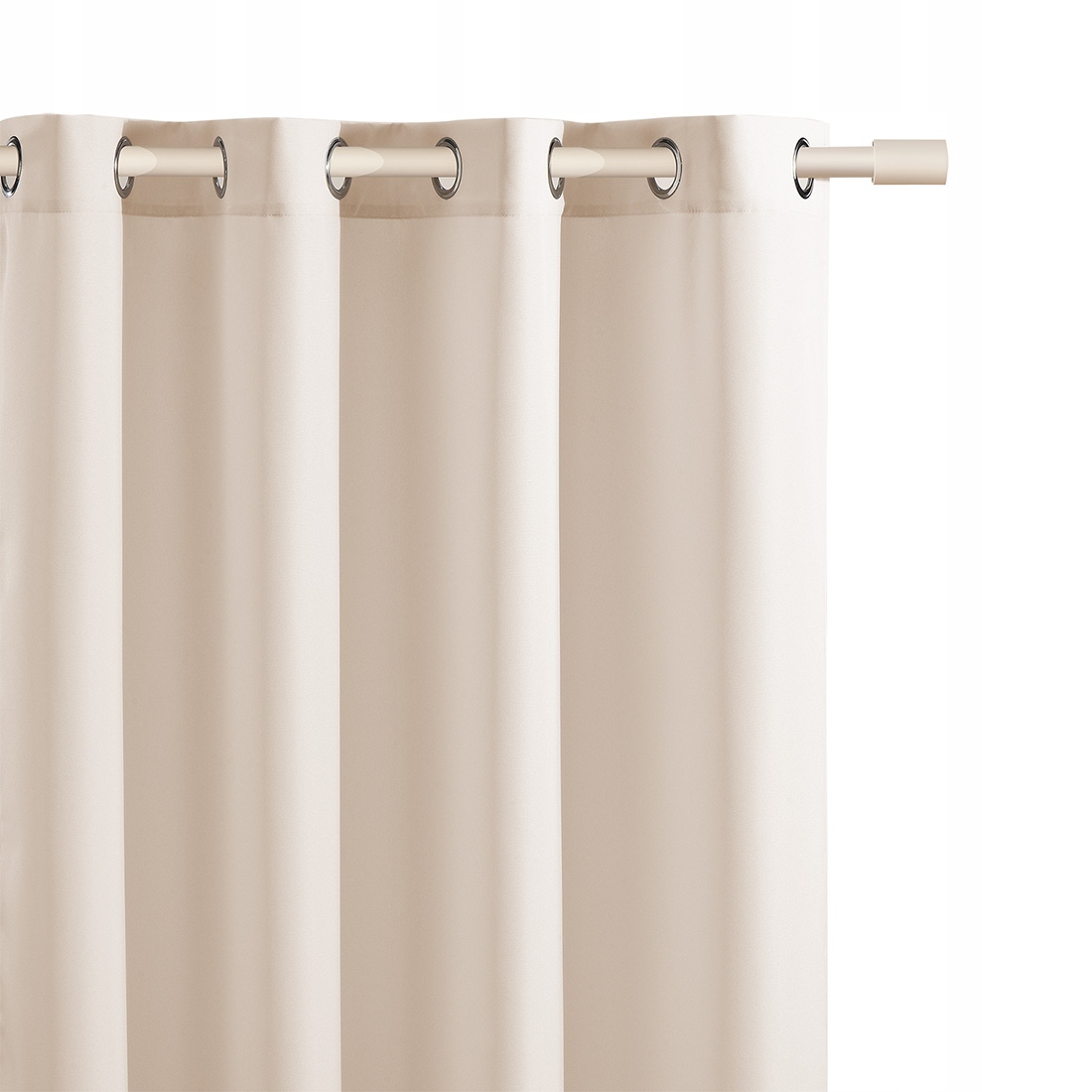 Zasłona gotowa 180x260 na kółkach Aura krem śm