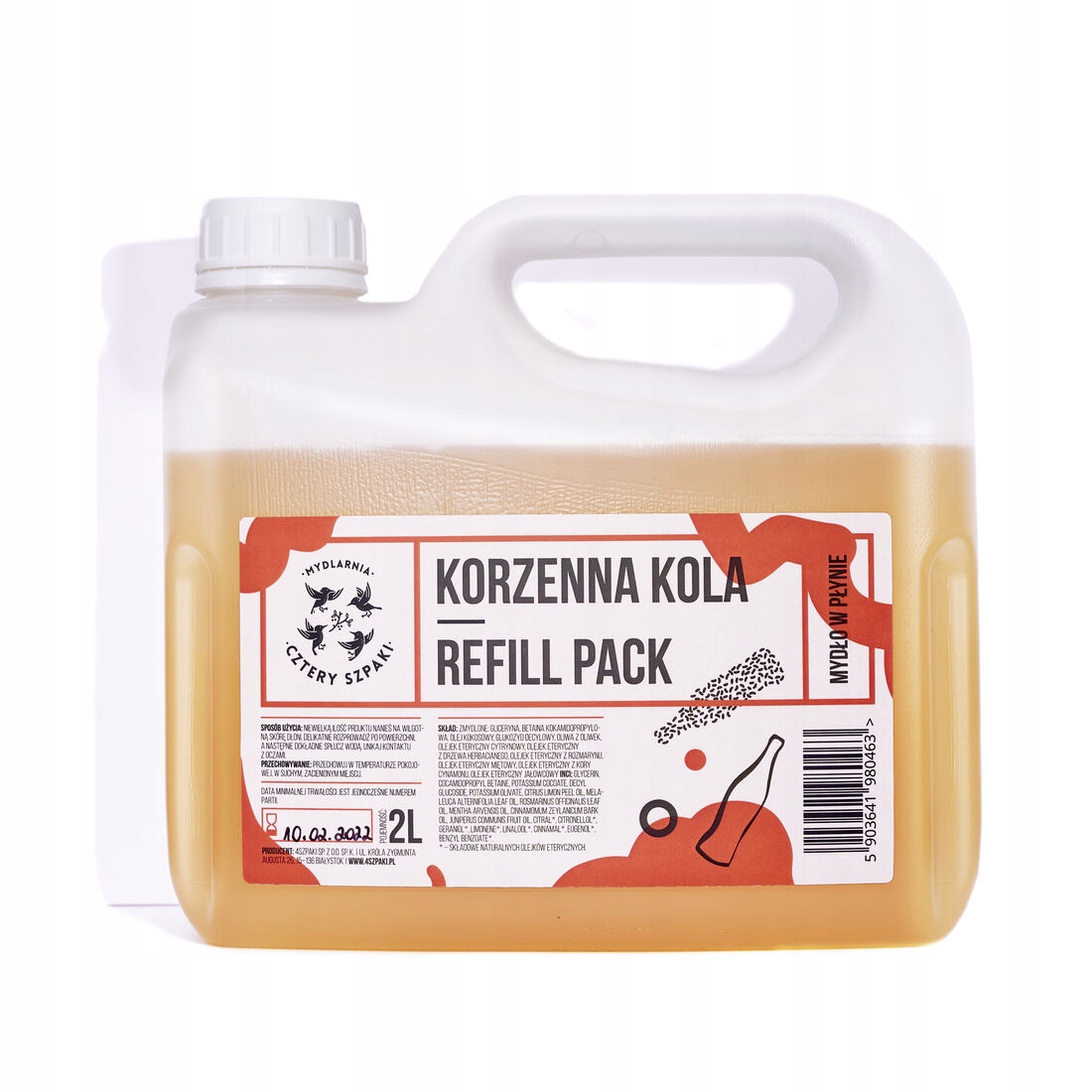 Refill Pack mydło w płynie Korzenna Kola 4szpaki