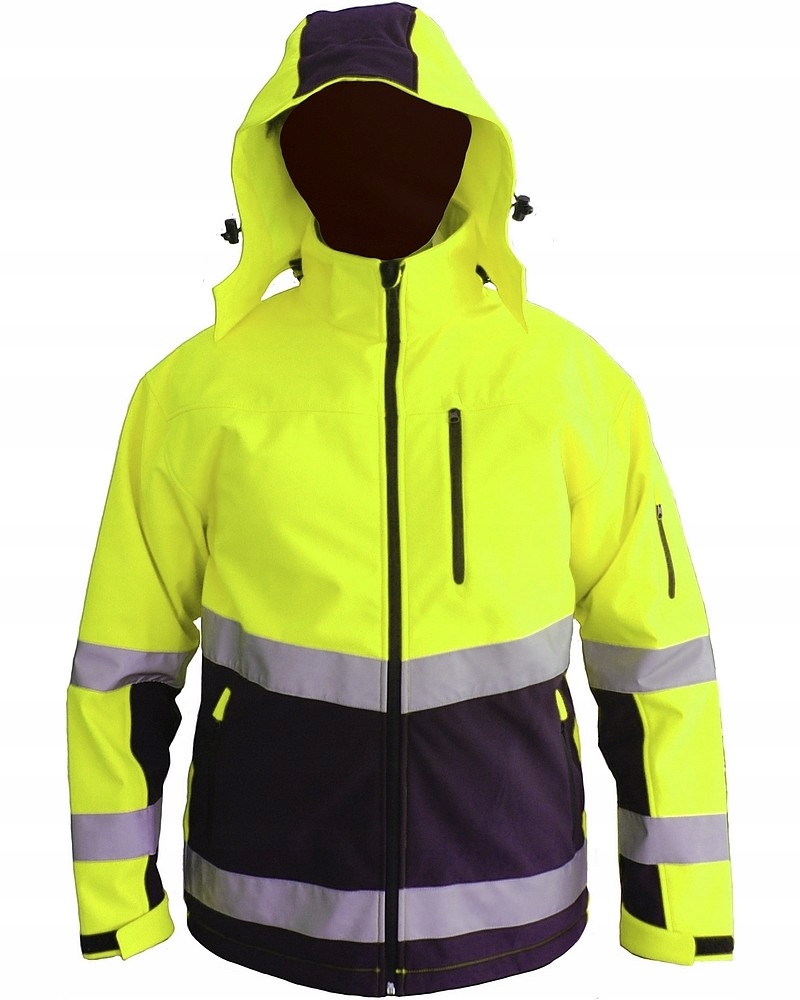 Wodoodporna kurtka robocza Odblaskowa Softshell S