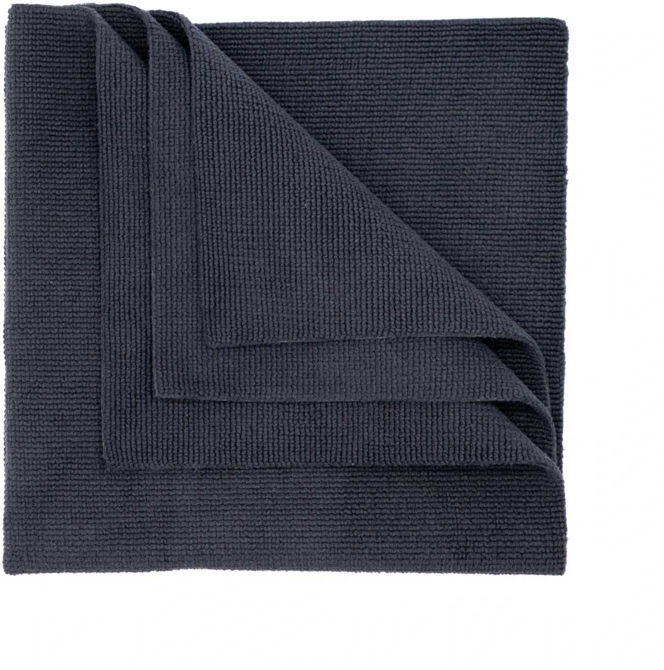 Monster Shine Riviera Dark Gray - delikatna mikrofibra bez obszycia, 40x40cm, 320gsm