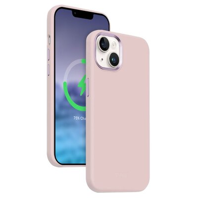 Etui CRONG Color Cover LUX Magnetic MagSafe do Apple iPhone 15 Plus Różowy
