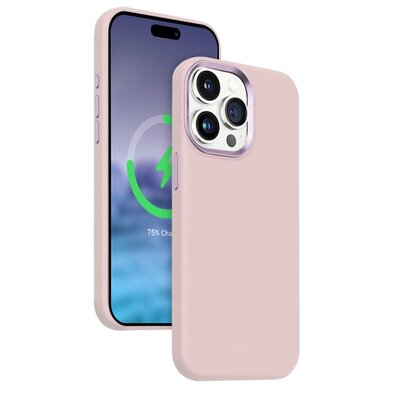 Crong Color Cover LUX Magnetic - Etui iPhone 15 Pro Max MagSafe (różowy)