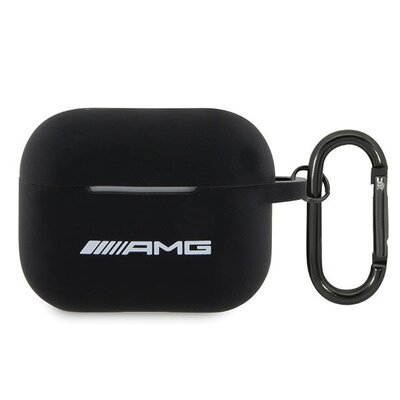 AMG AMAP2RBK AirPods Pro 2 cover czarny/black Silicone White Logo