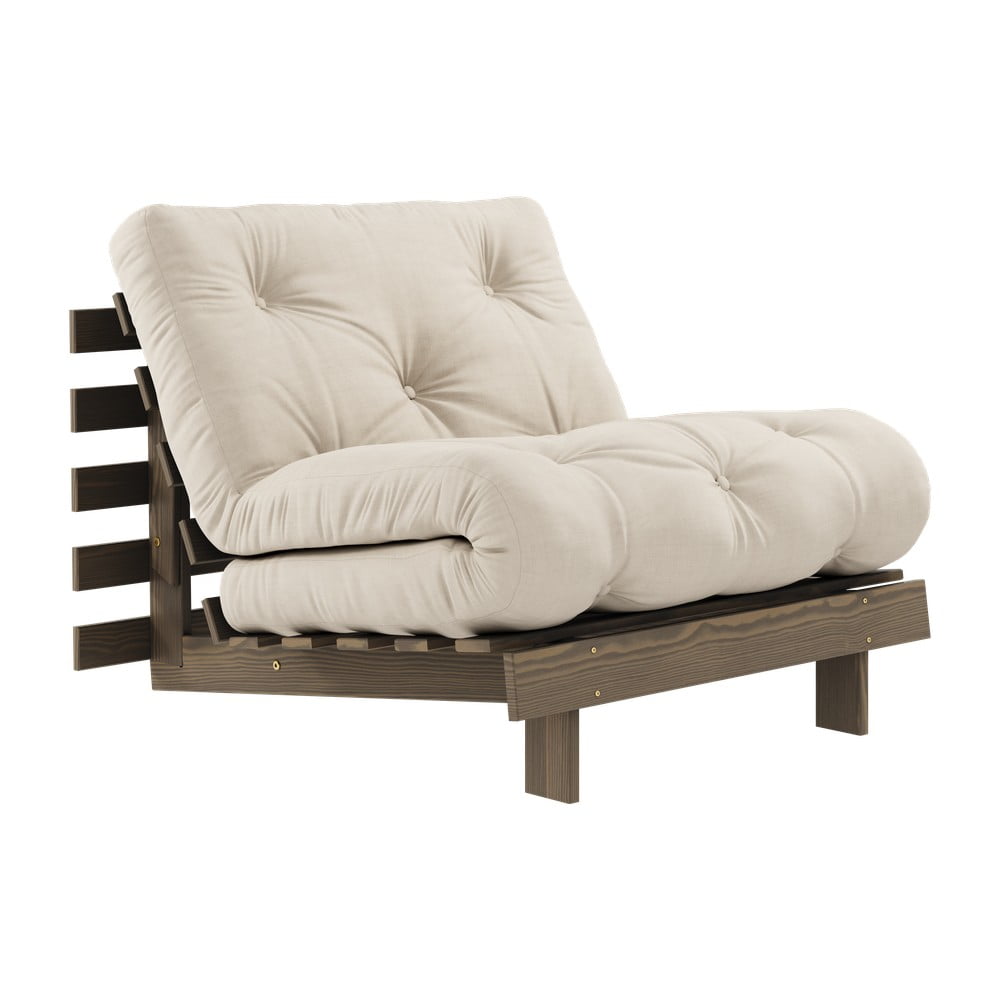 Beżowokremowy fotel Roots – Karup Design