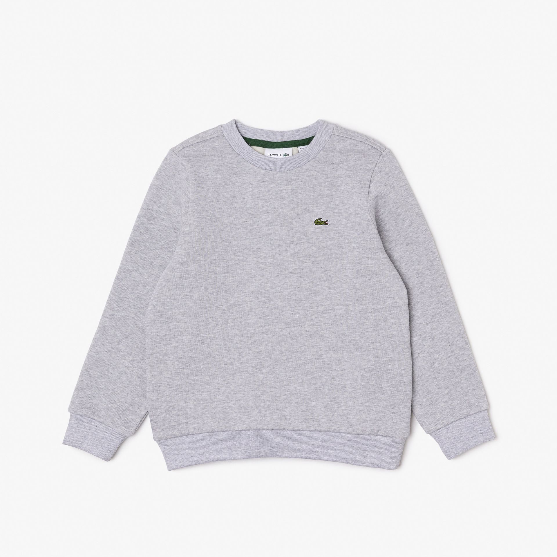 Lacoste dziecięca bluza z flaneli z bawełny organicznej