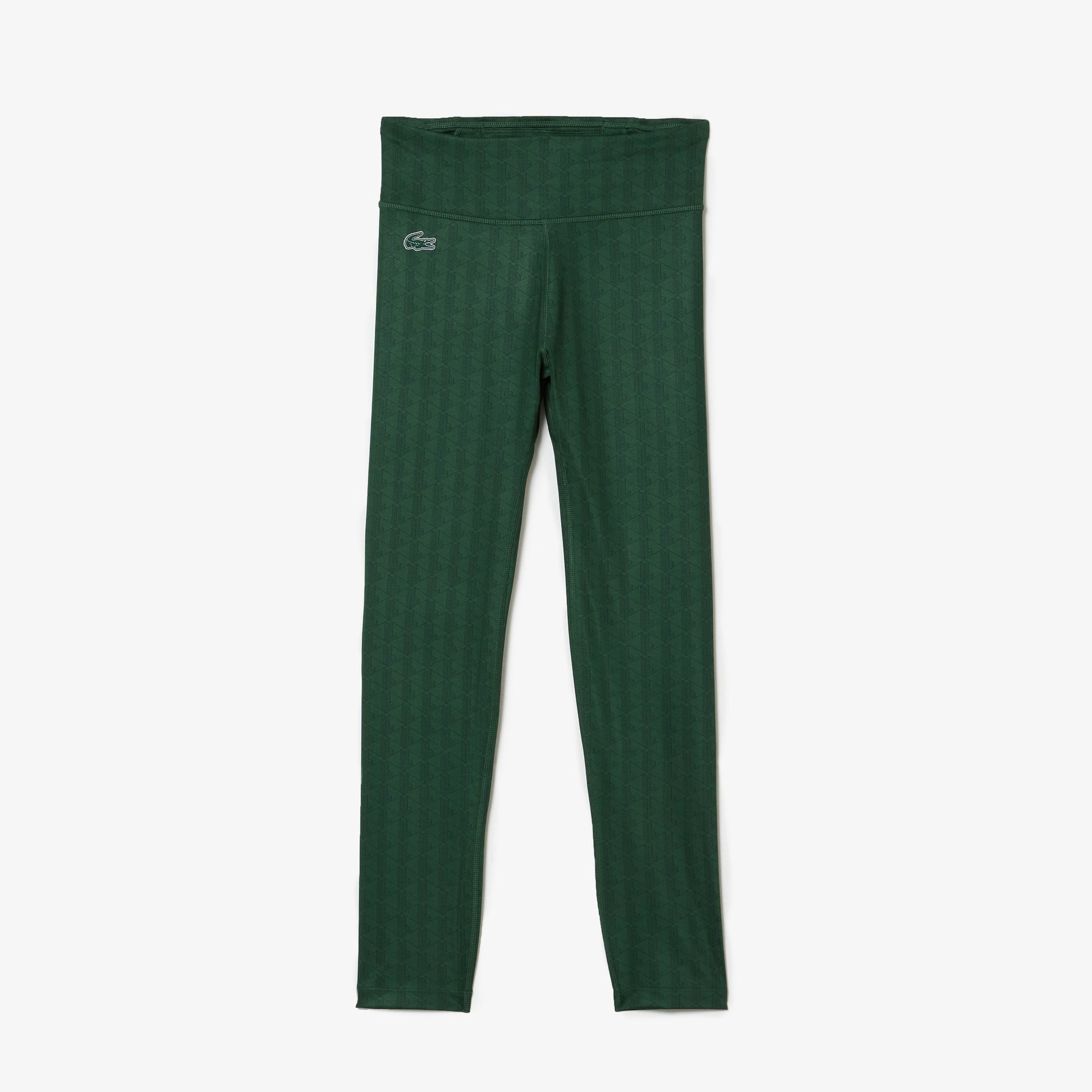 Lacoste damskie legginsy z wysokim stanem i nadrukiem SPORT