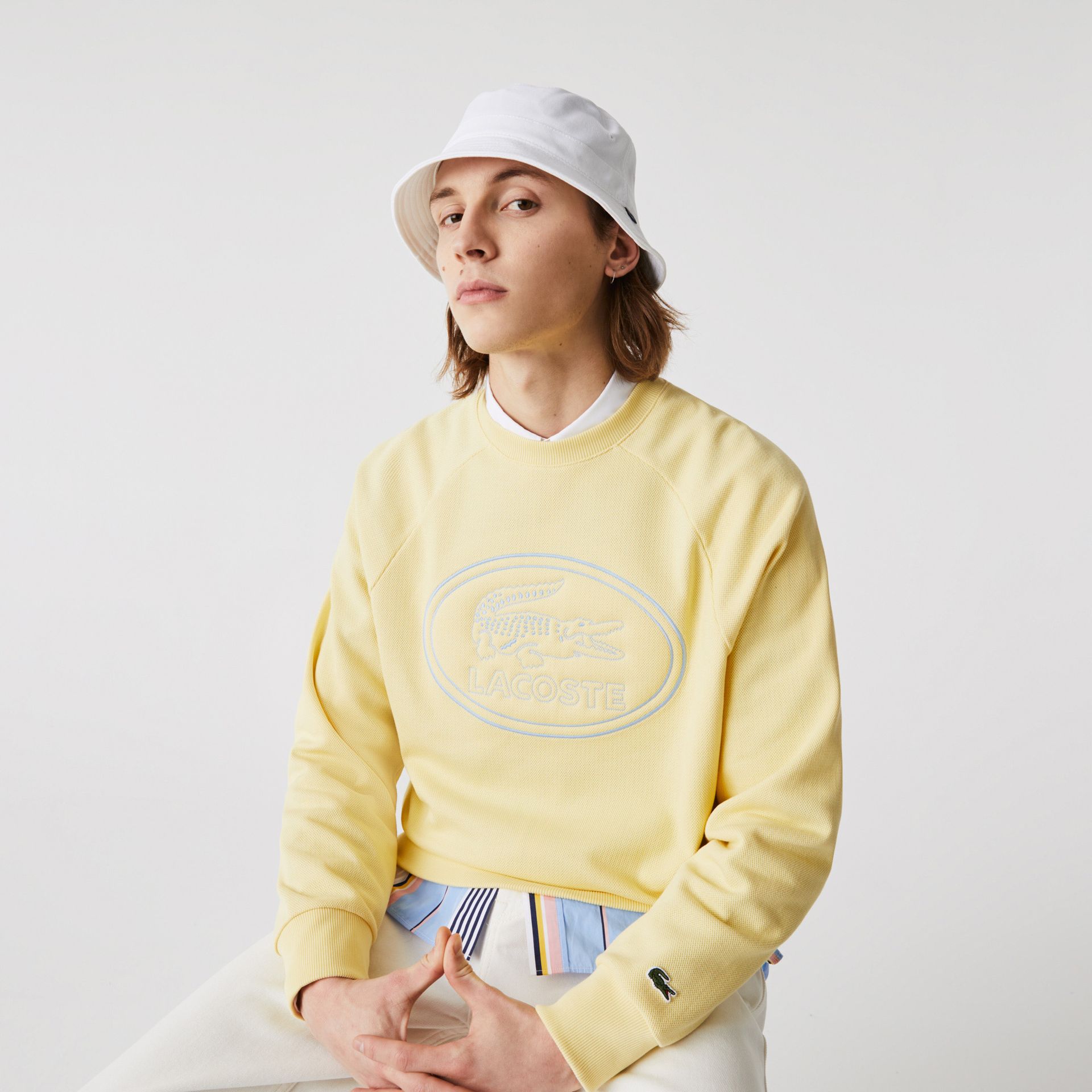 Lacoste kapelusz unisex z bawełny organicznej