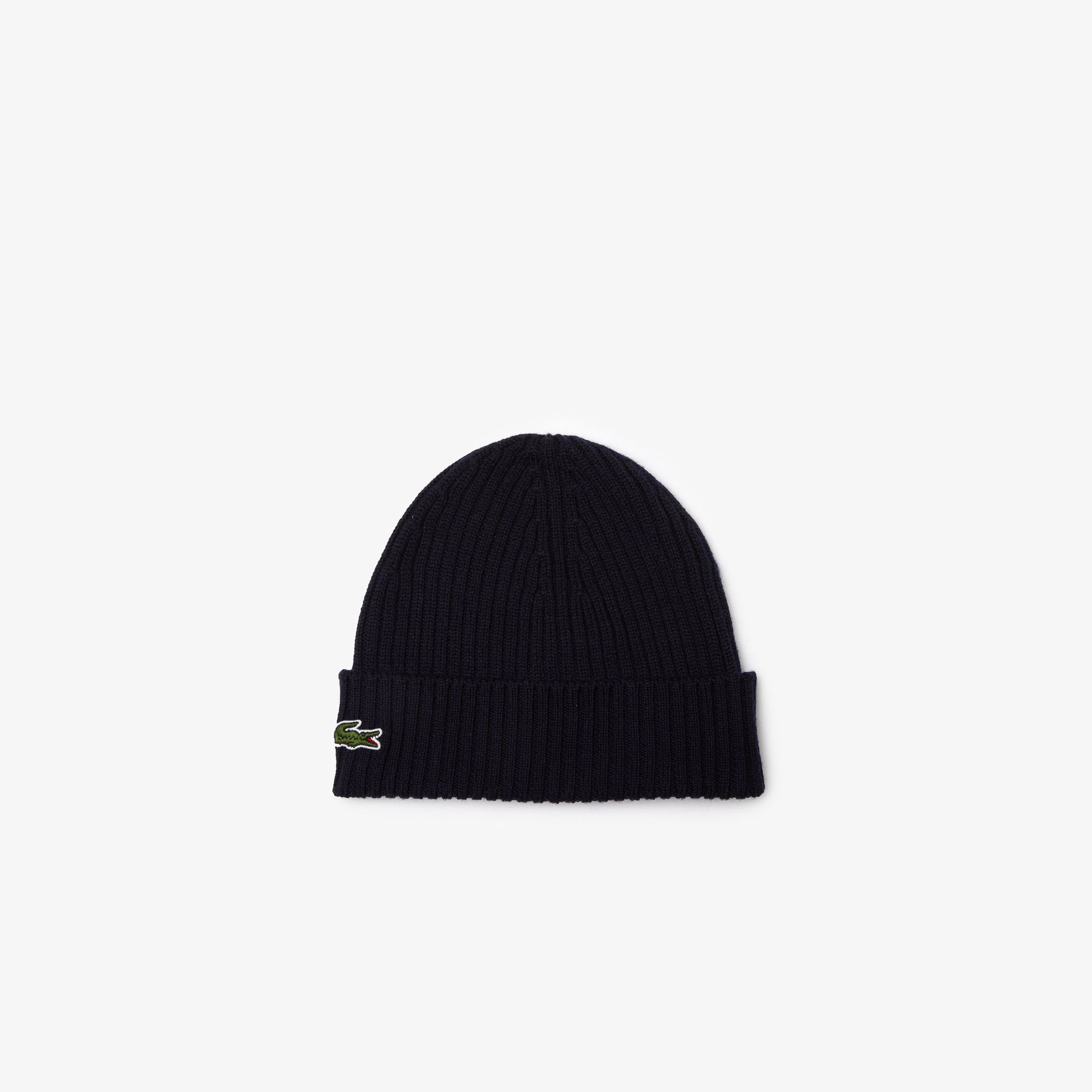 Lacoste unisex prążkowana wełniana czapka typu beanie