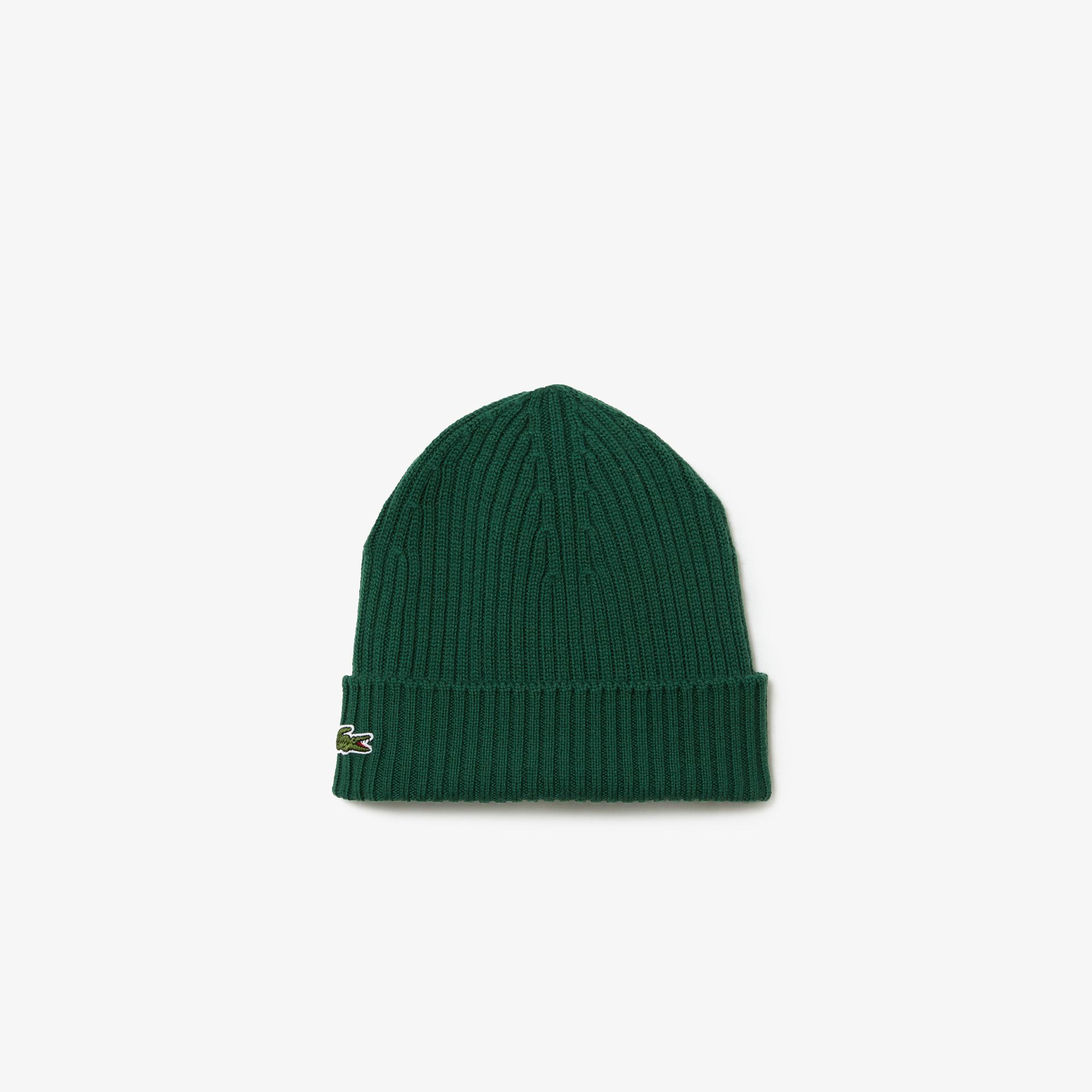 Lacoste unisex prążkowana wełniana czapka typu beanie