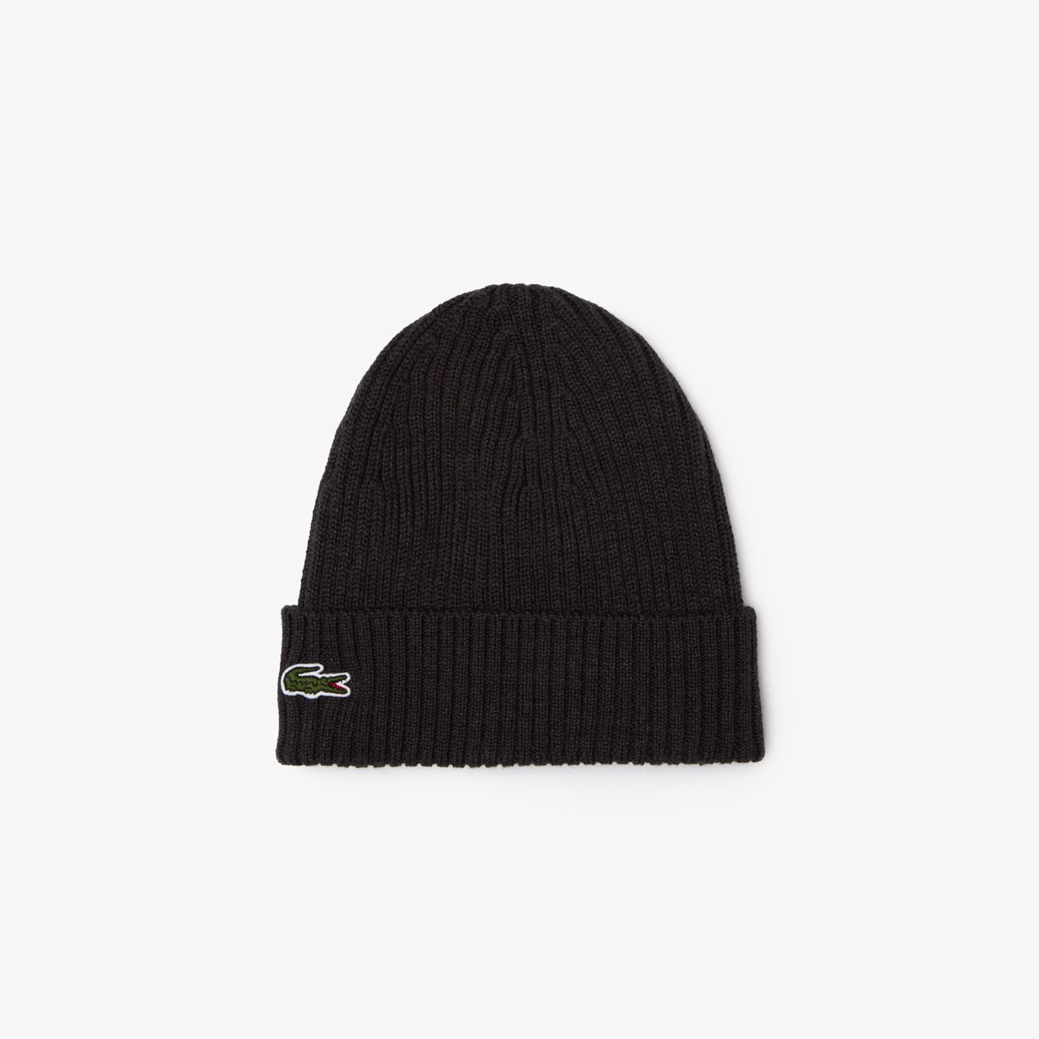 Lacoste unisex prążkowana wełniana czapka typu beanie