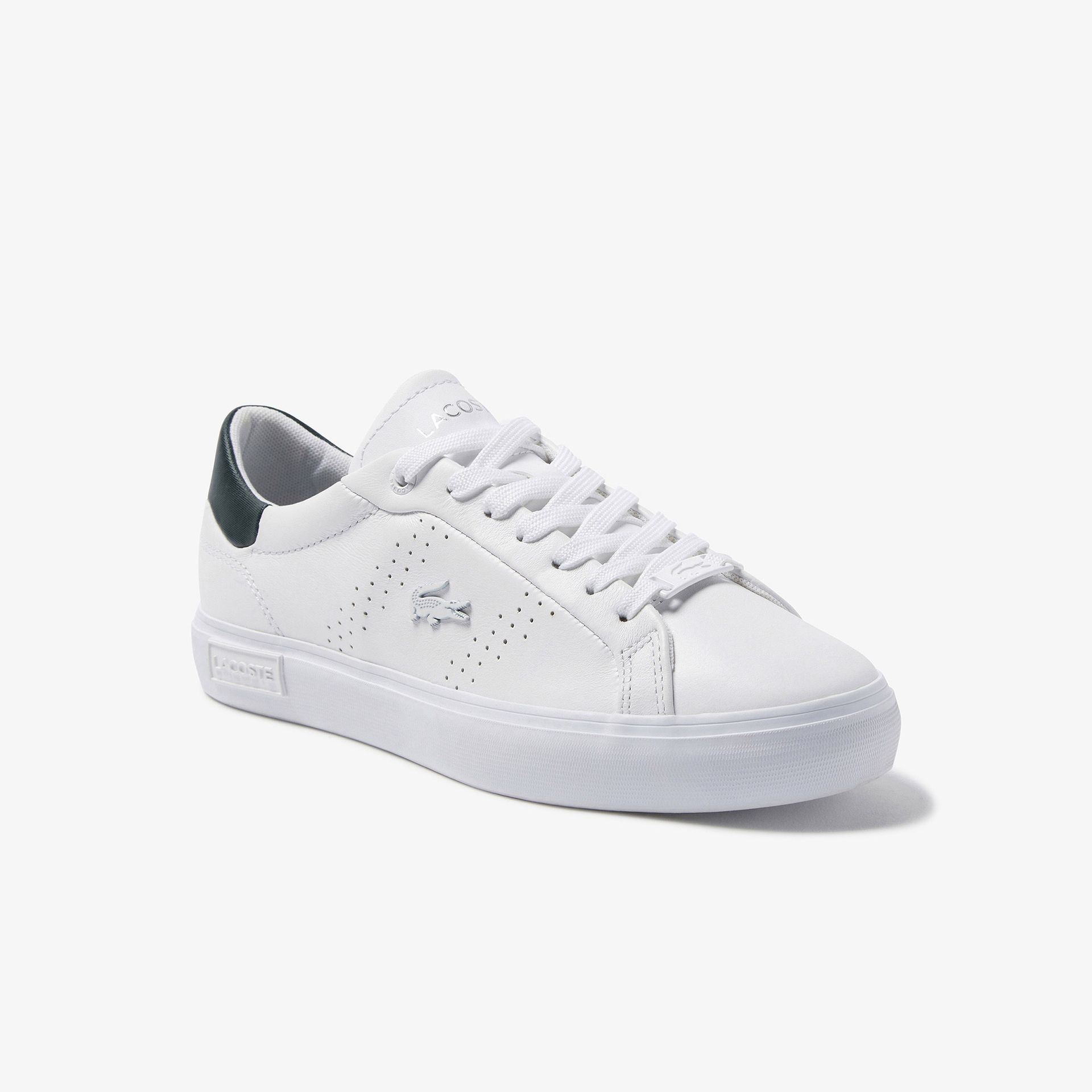Lacoste Damskie sneakersy skórzane Powercut 2.0