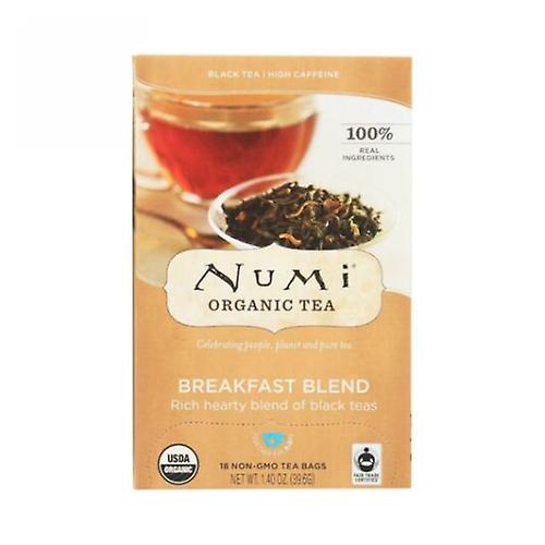 Numi Organic Tea Herbata numi Czarna herbata, mieszanka śniadaniowa 18 torebek (opakowanie po 2)