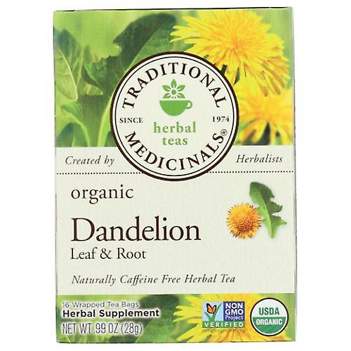 Traditional Medicinals Teas Tradycyjne leki Herbata z liści i korzeni mniszka lekarskiego, 16 torebek (opakowanie 1)