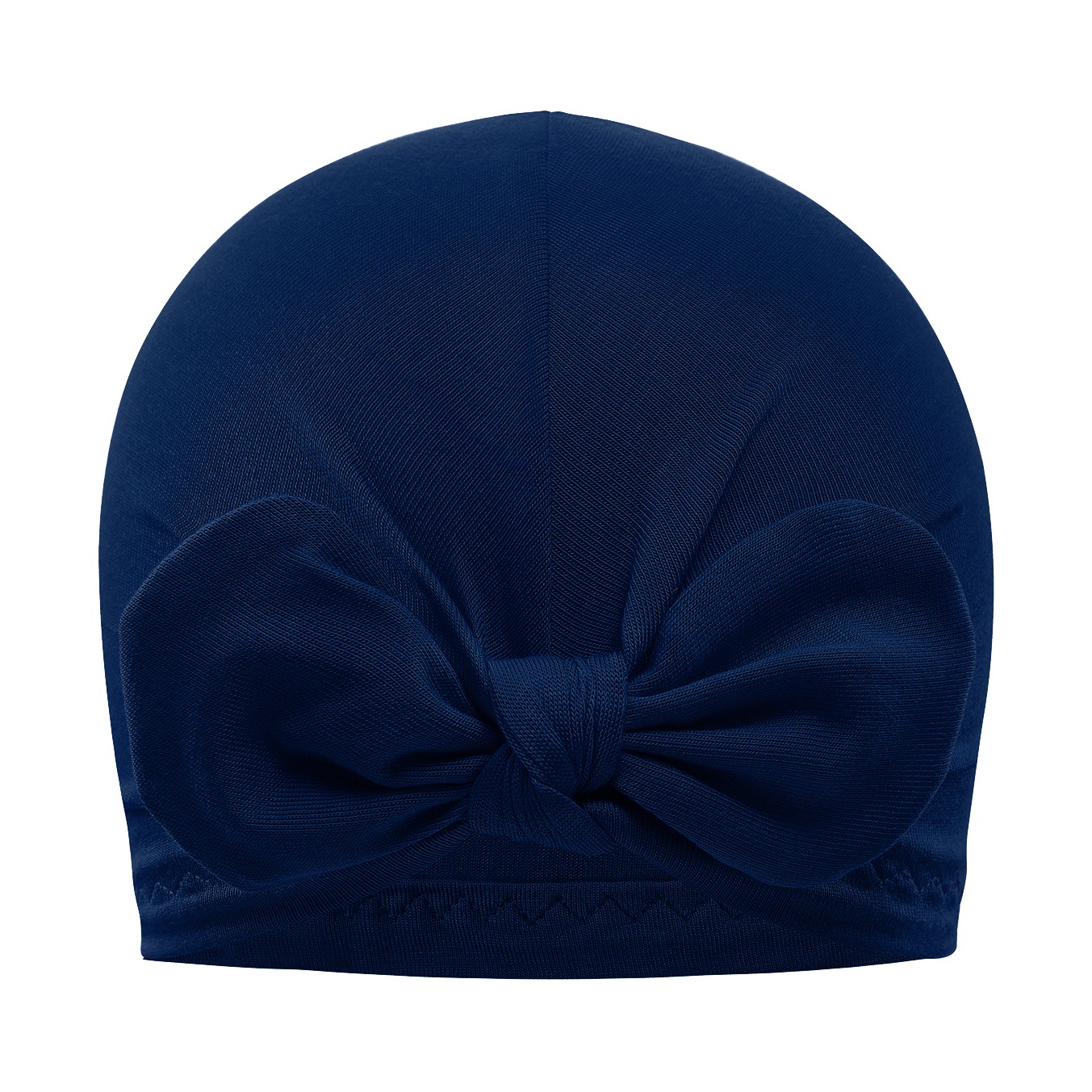 Turban bambusowy - granat 1-2 lata