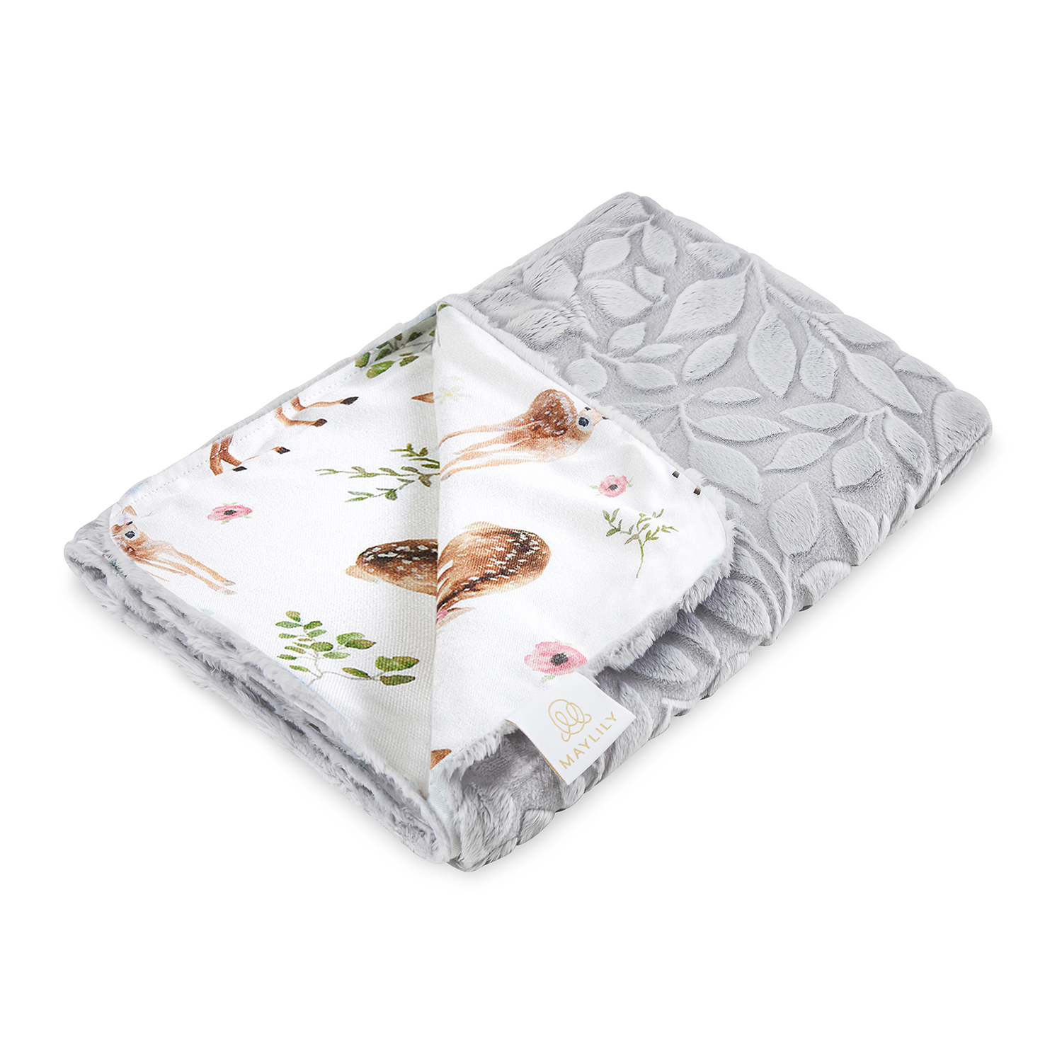 Kocyk bambusowy Light Luxe - Bambinka - grey