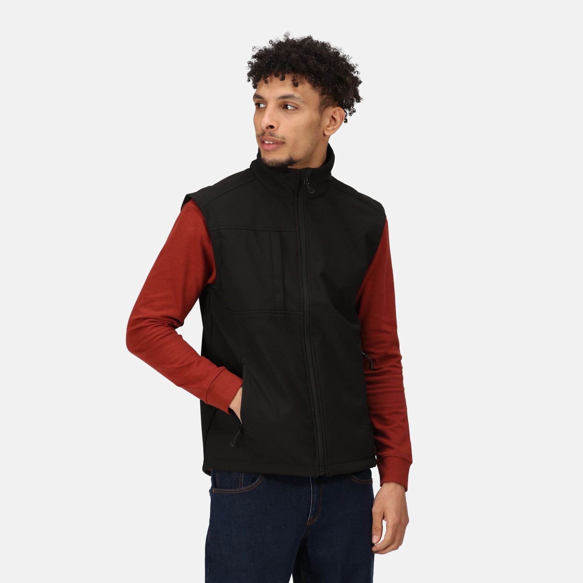 Regatta Professional Męska Kamizelka Octagon Czarny, Rozmiar: 5XL