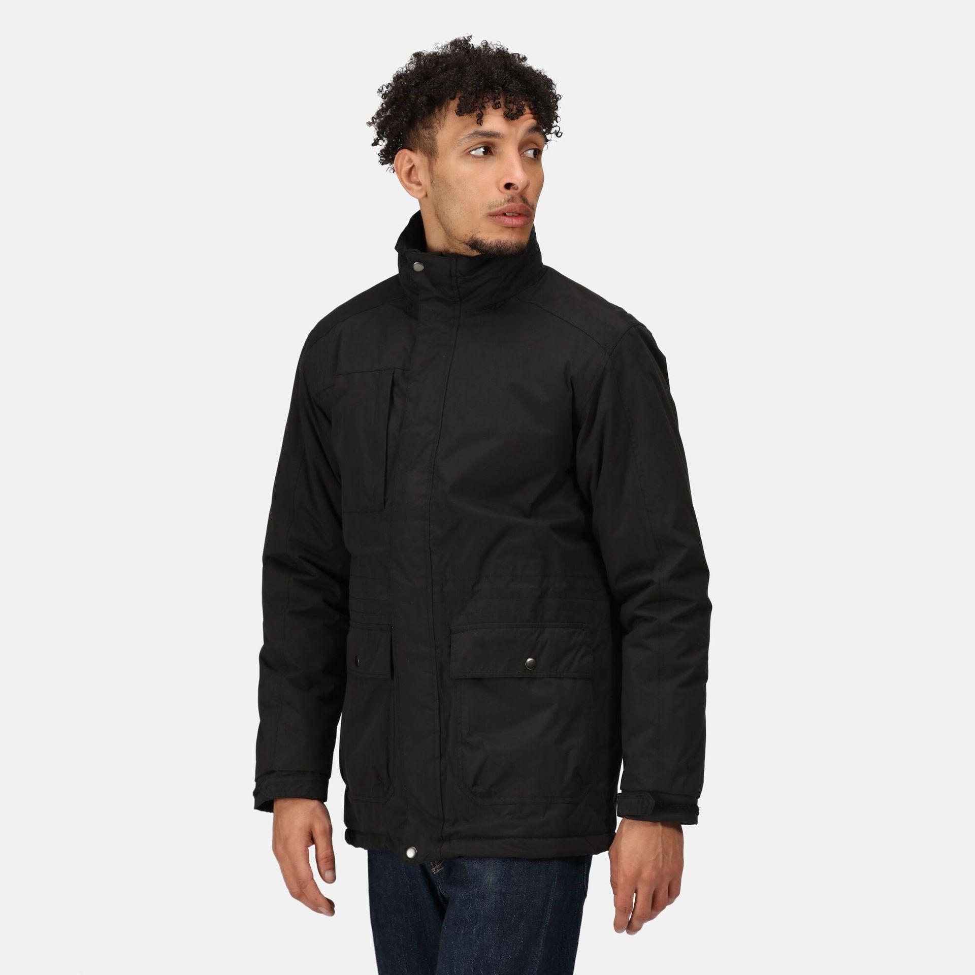 Regatta Professional Męska Kurtka Parka Przeciwdeszczowa Darby Iii Czarny, Rozmiar: 4XL