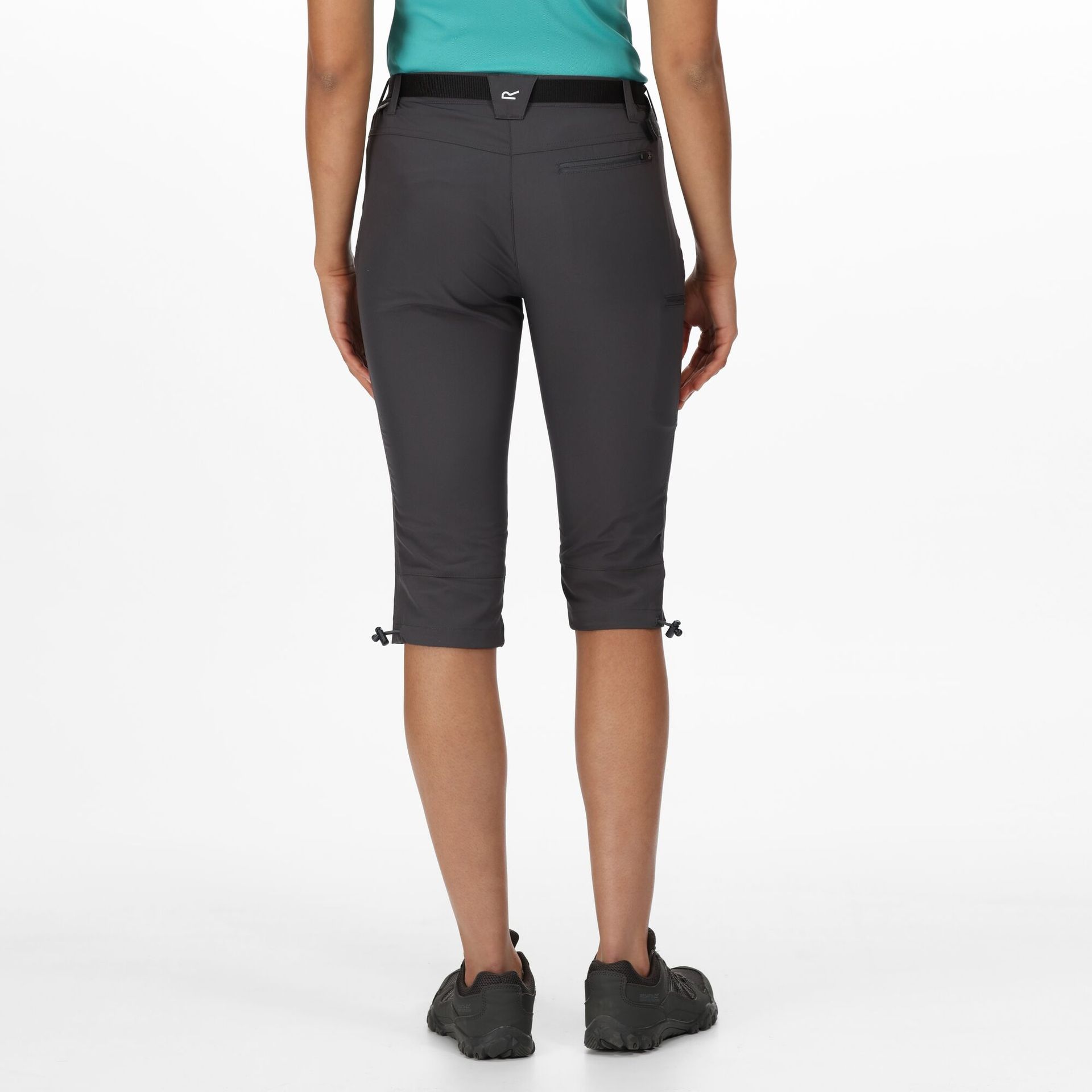 Regatta Damskie Spodnie Trekkingowe 3/4 Xert Capri Light Szary, Rozmiar: 40