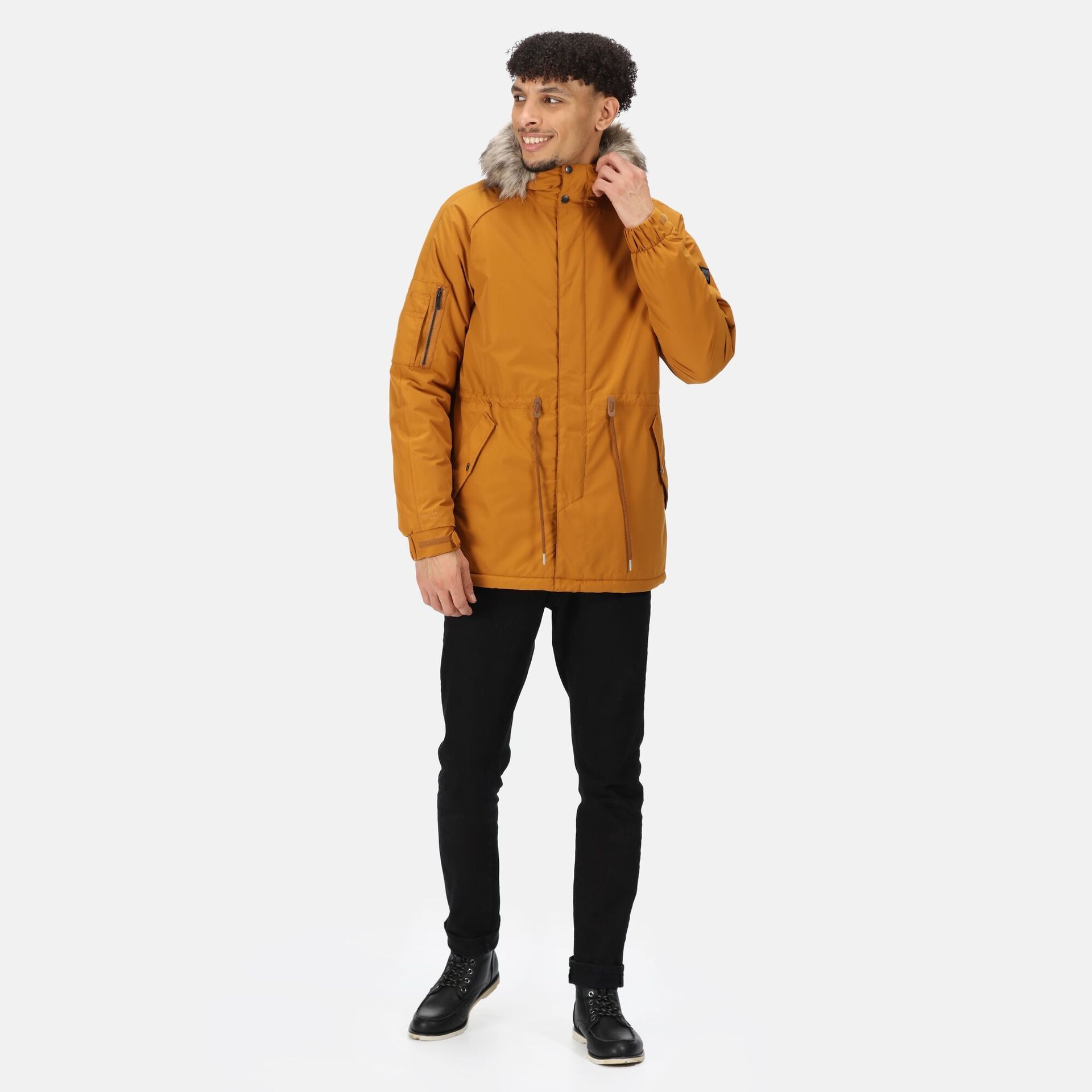 Regatta Męska Kurtka Parka Zimowa Salinger Iii Miodowy, Rozmiar: 5XL