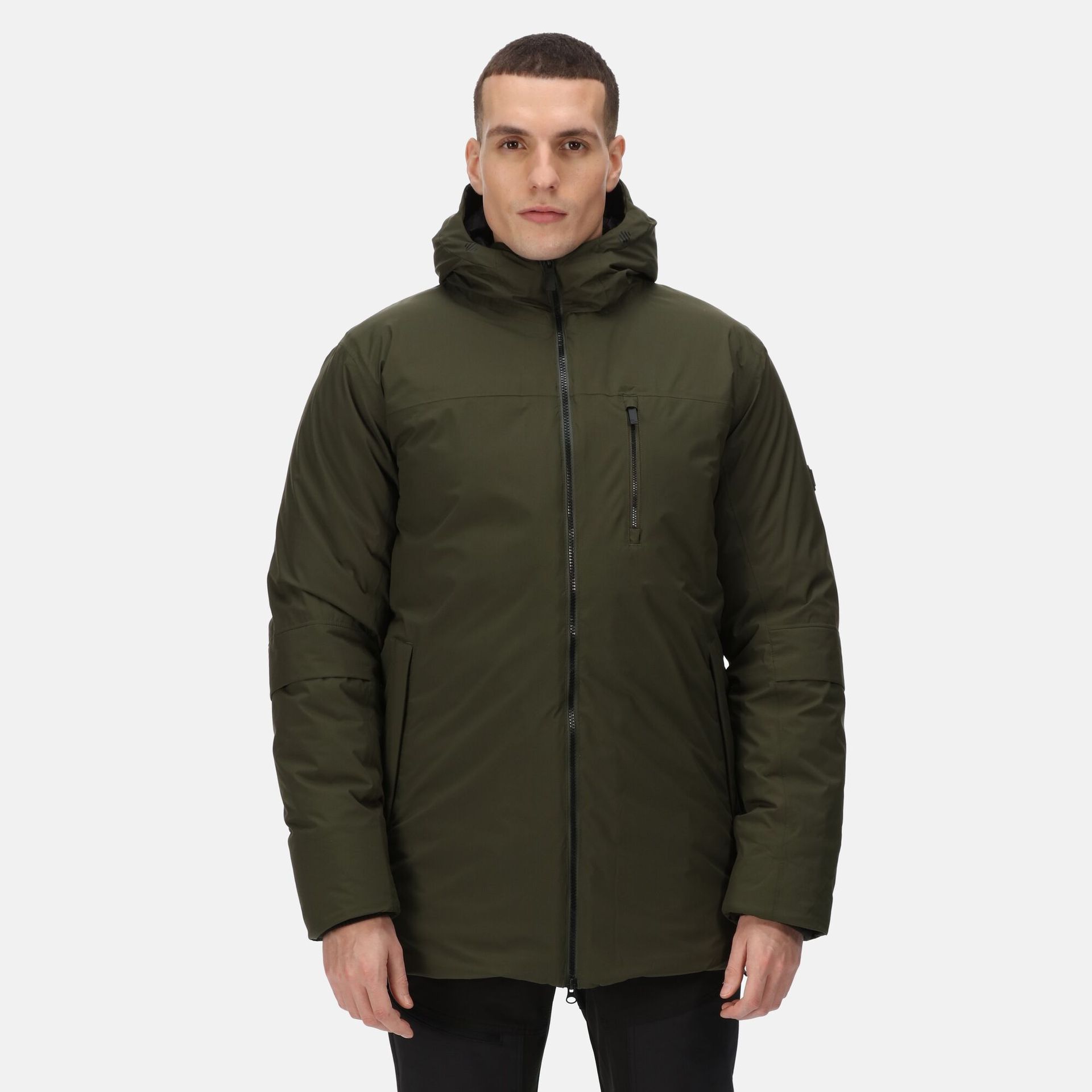 Regatta Męska Kurtka Zimowa Parka Yewbank II Ciemne Khaki