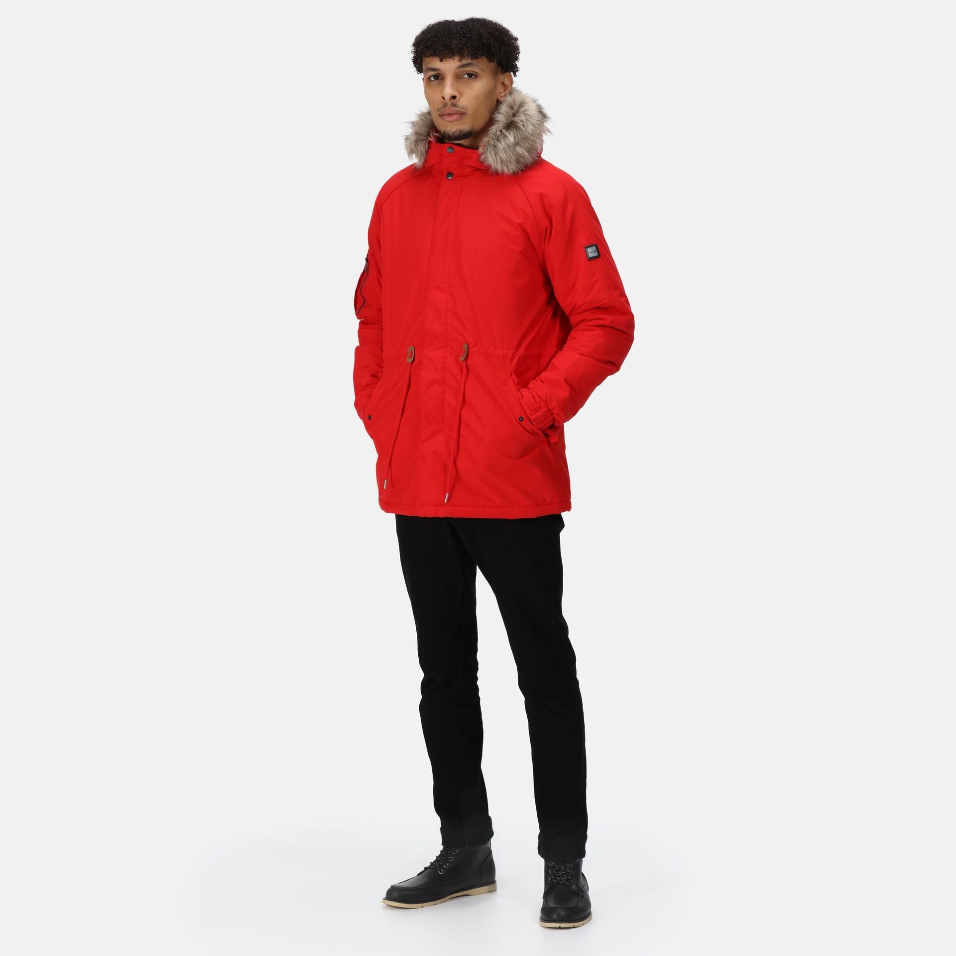 Regatta Męska Kurtka Parka Zimowa Salinger Iii Czerwony, Rozmiar: XL