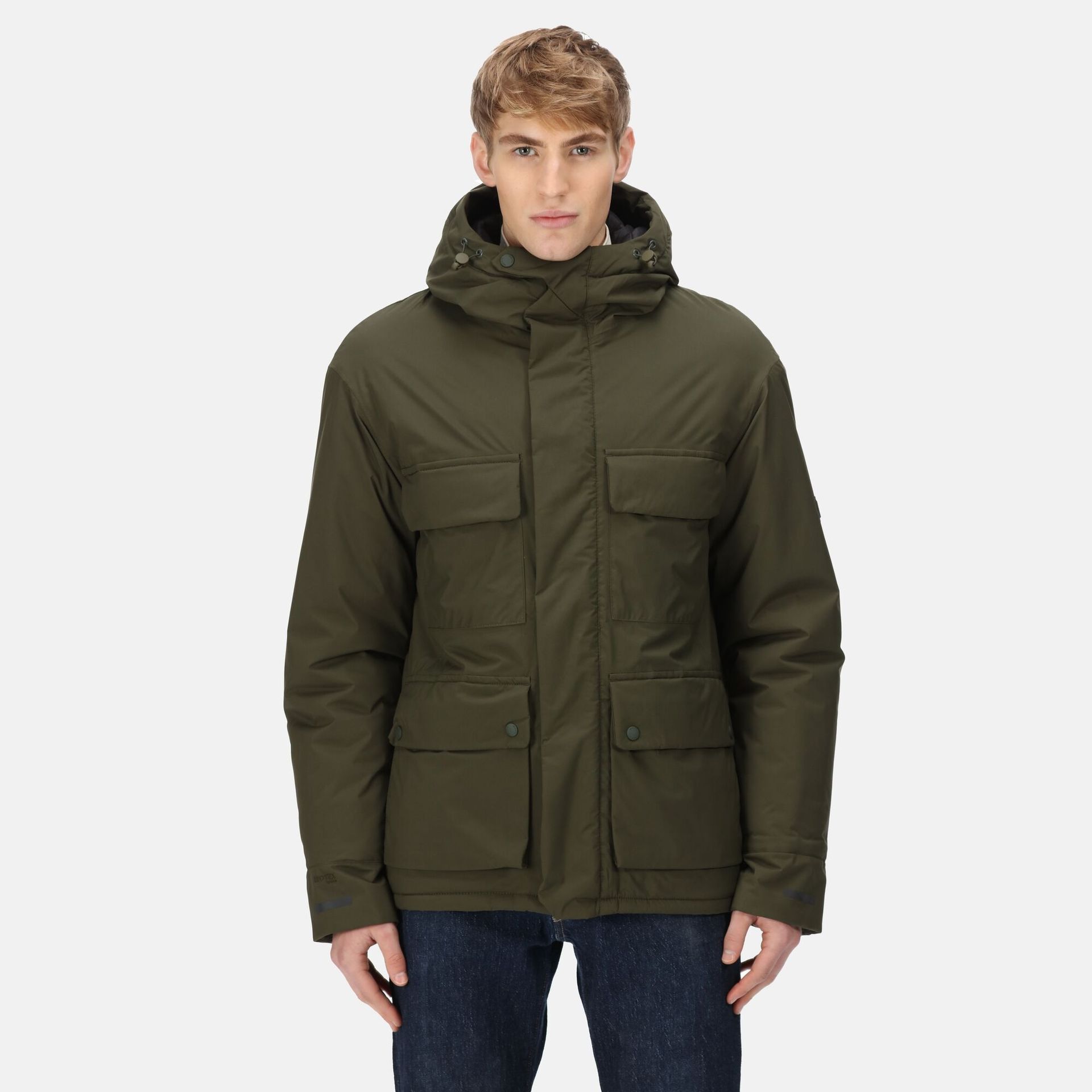Regatta Męska Kurtka Zimowa Przeciwdeszczowa Raylan Ciemne Khaki, Rozmiar: XL