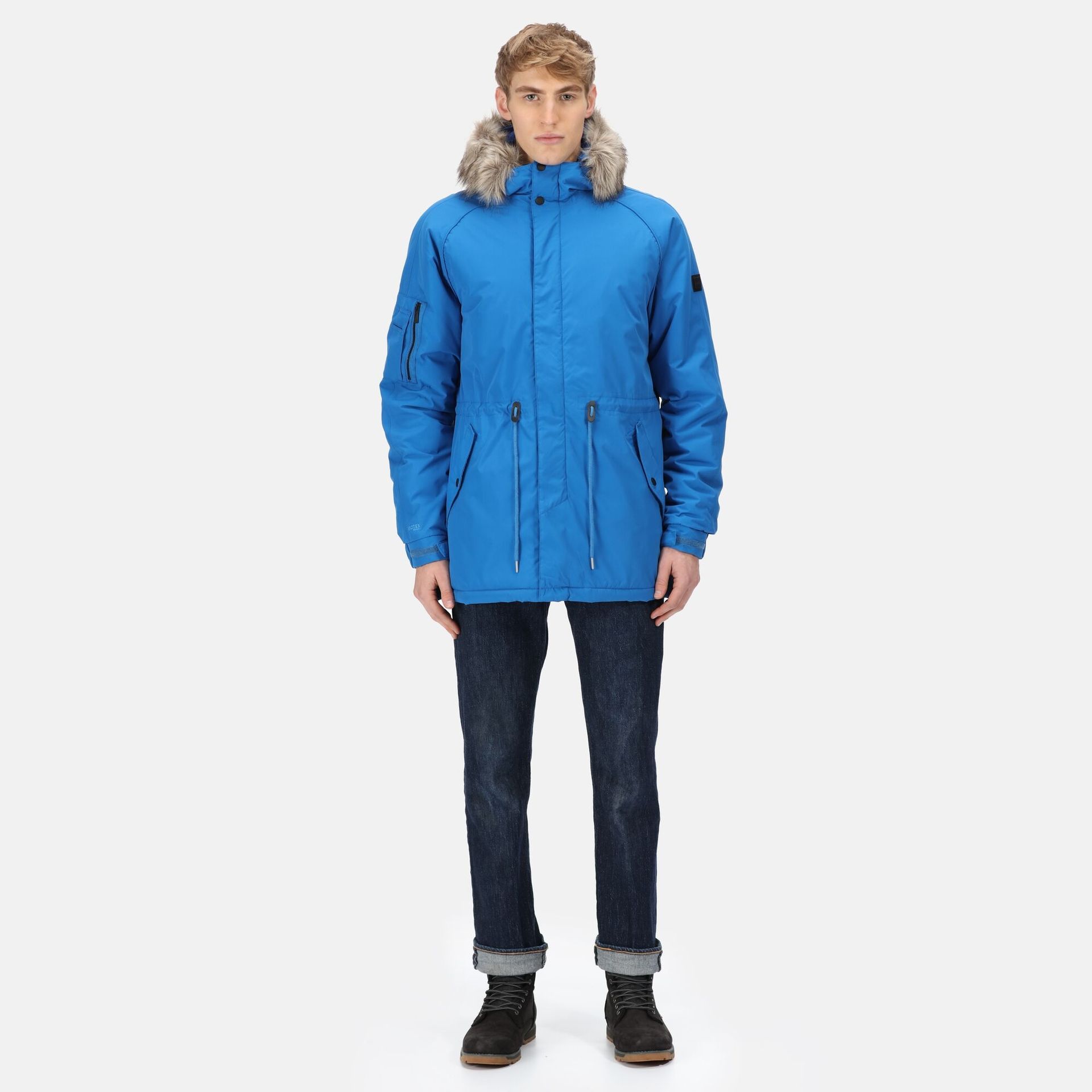 Regatta Męska Kurtka Parka Zimowa Salinger Iii Niebieski, Rozmiar: XL