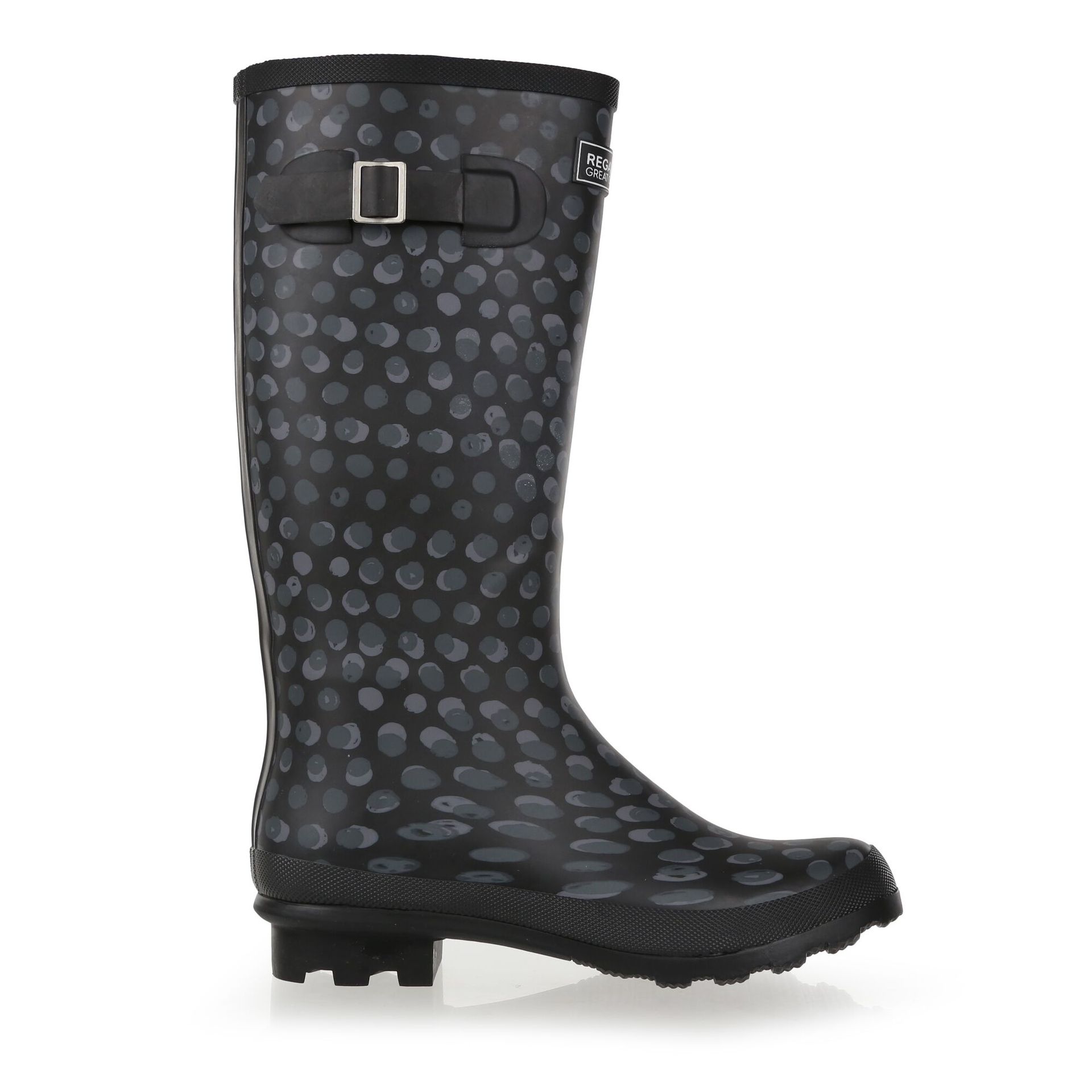 Regatta Damskie Kalosze Fairweather II Czarny w Print, Rozmiar: 36