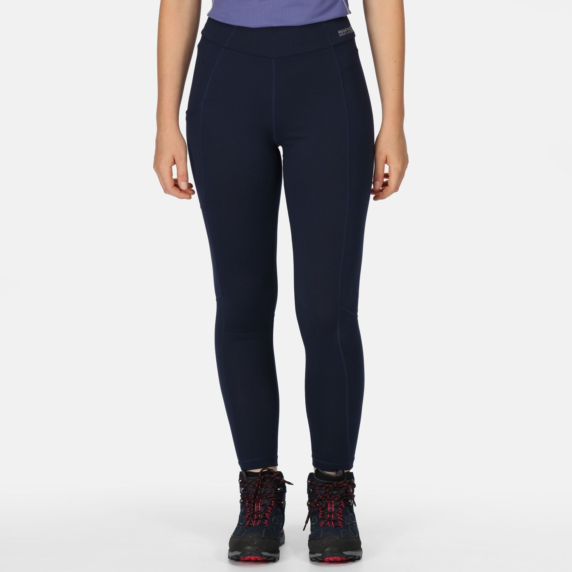 Regatta Damskie Legginsy Holeen II Granatowy, Rozmiar: 34R