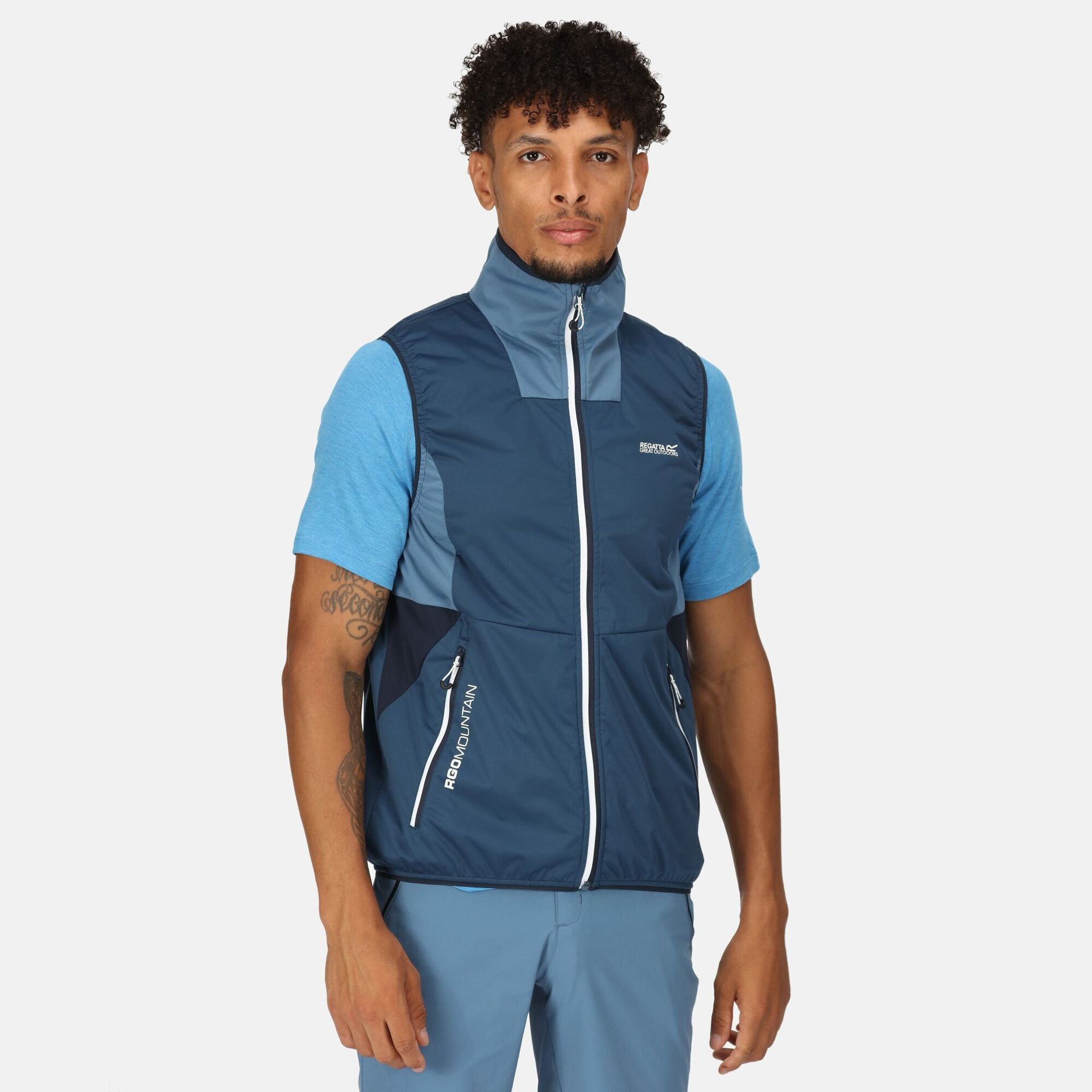 Regatta Męska Kamizelka Softshell Lankin V Niebieski, Rozmiar: XL