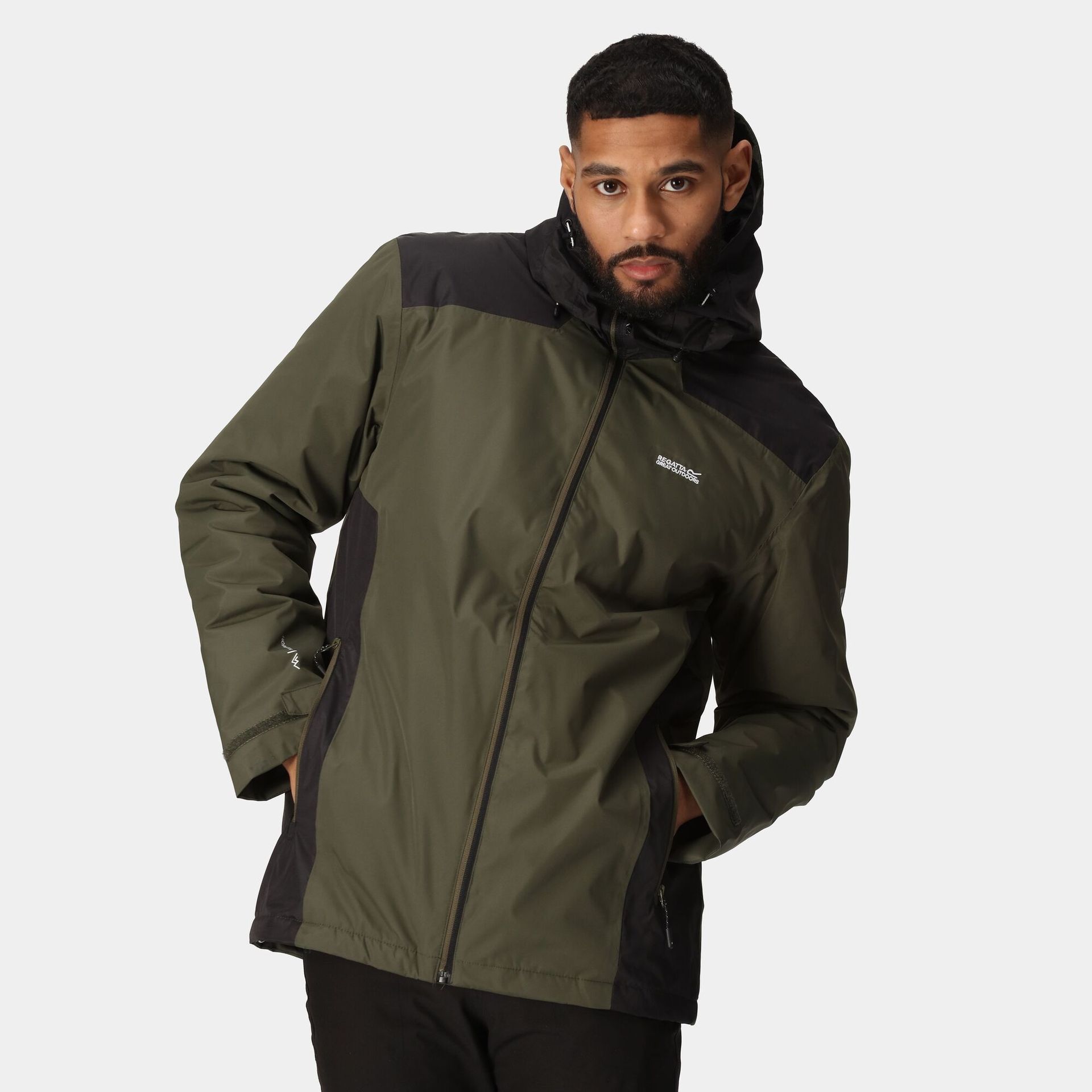 Regatta Męska Kurtka Ocieplana Wodoodporna Thornridge II Ciemne Khaki, Rozmiar: 3XL