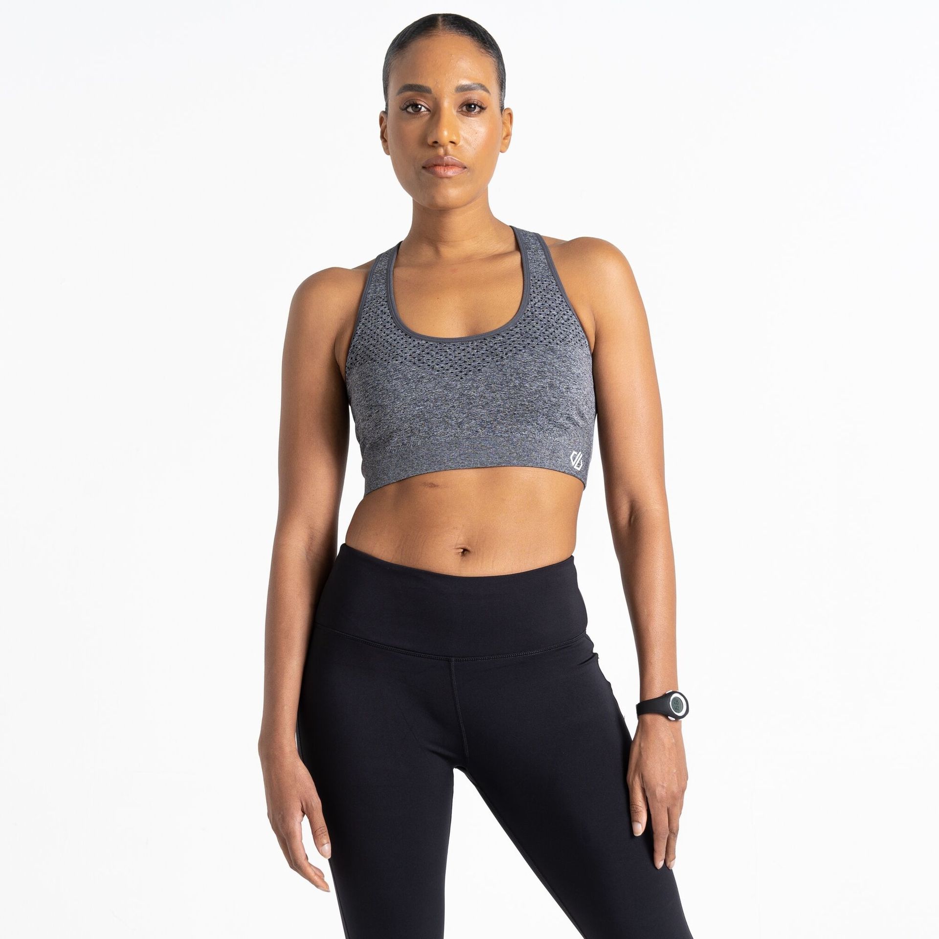 Dare 2b - Damski Biustonosz Sportowy Dont Sweat It Szary, Rozmiar: XL