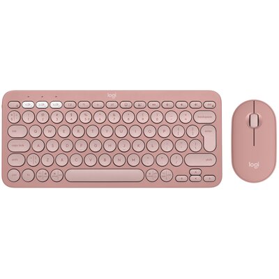 Logitech MK380 Pebble 2 Combo różowy