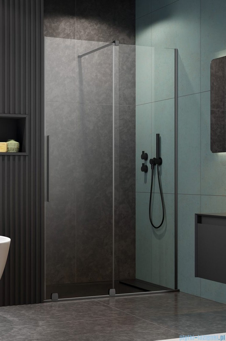 Radaway Furo Brushed GunMetal DWJ drzwi prysznicowe 140cm prawe szczotkowany grafit 10107722-92-01R/10110680-01-01 |
