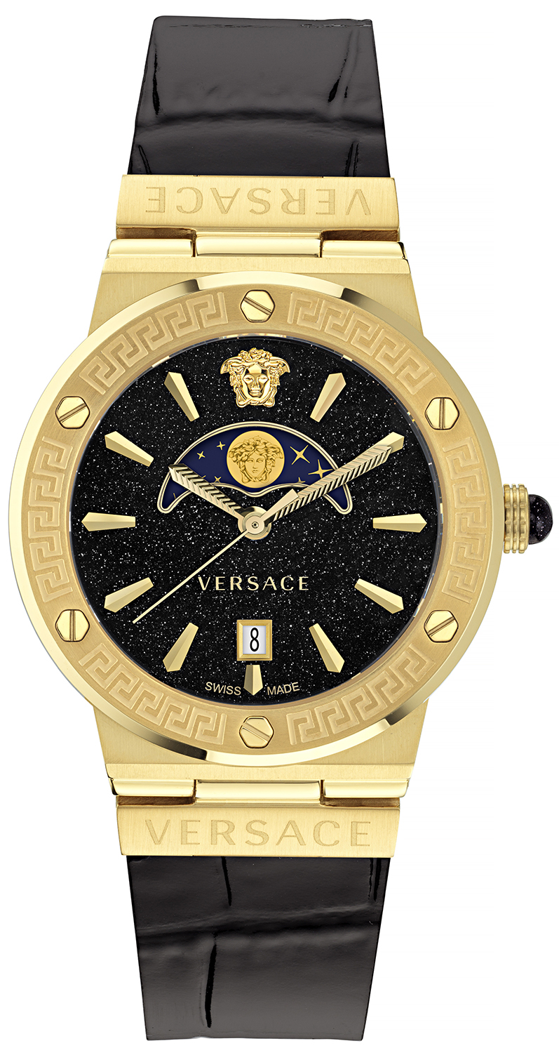 Zegarek Versace VE7G00123 GRECA LOGO MOON PHASE - Natychmiastowa WYSYŁKA 0zł (DHL DPD INPOST) | Grawer 1zł | Zwrot 100 dni