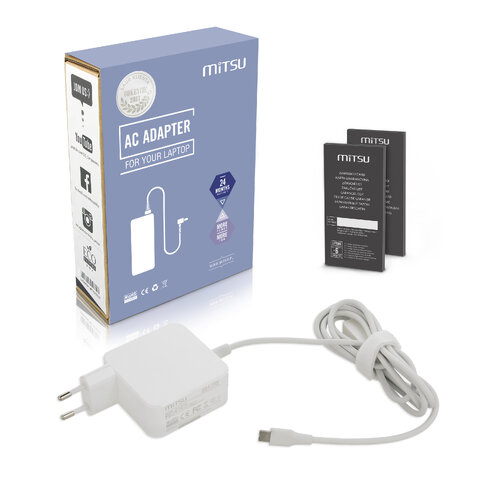 Zasilacz Mitsu 45W USB type C USB-C (white) MJ262Z/A 0HDCY5