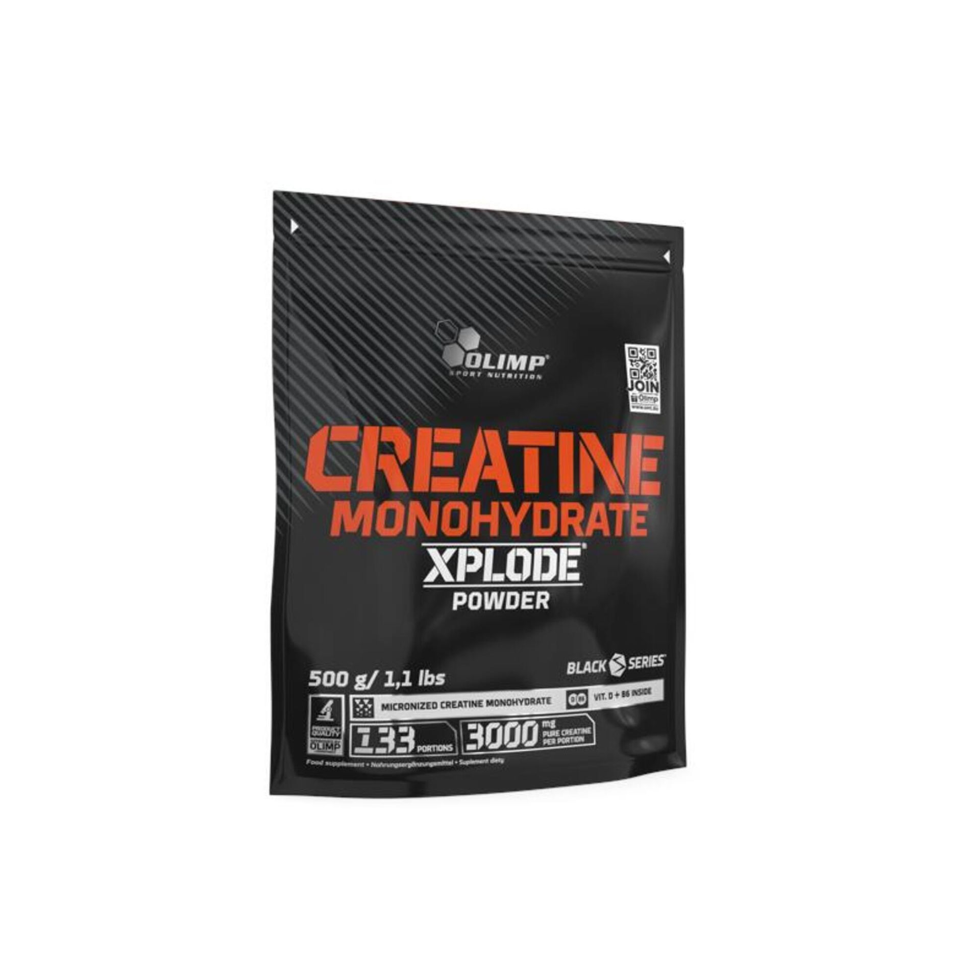 Olimp Creatine Monohydrate Xplode (Monohydrat Kreatyny) 500g BAG Cytryna