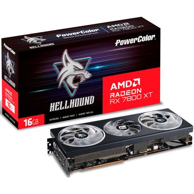 Karta graficzna PowerColor Radeon RX 7800 XT Hellhound 16GB OC GDDR6