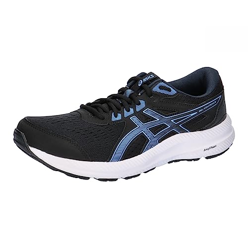 ASICS Gel-Contend 8, niskie trampki męskie, Black Blue Bliss, 40.5 EU