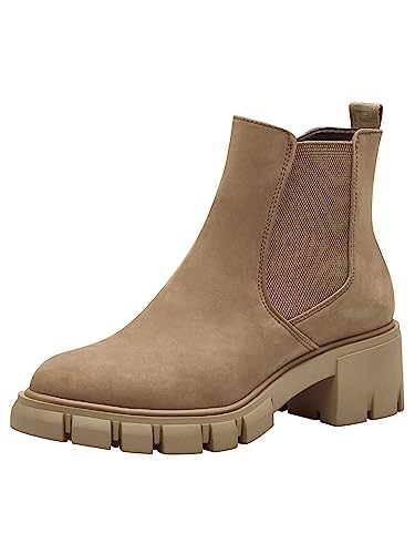 Tamaris Damskie botki 1-1-25419-41, piaskowy, 38 EU