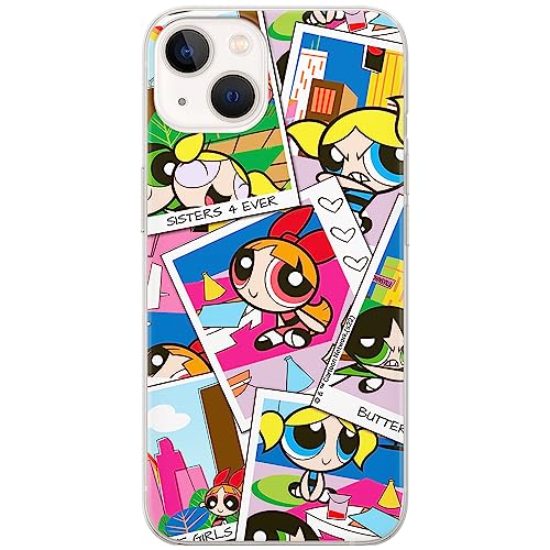 ERT GROUP etui na telefon Iphone 13, case oryginalny i oficjalnie licencjonowany przez The Powerpuff Girls, wzór The Powerpuff Girls 019, optymalnie dopasowane, plecki z TPU